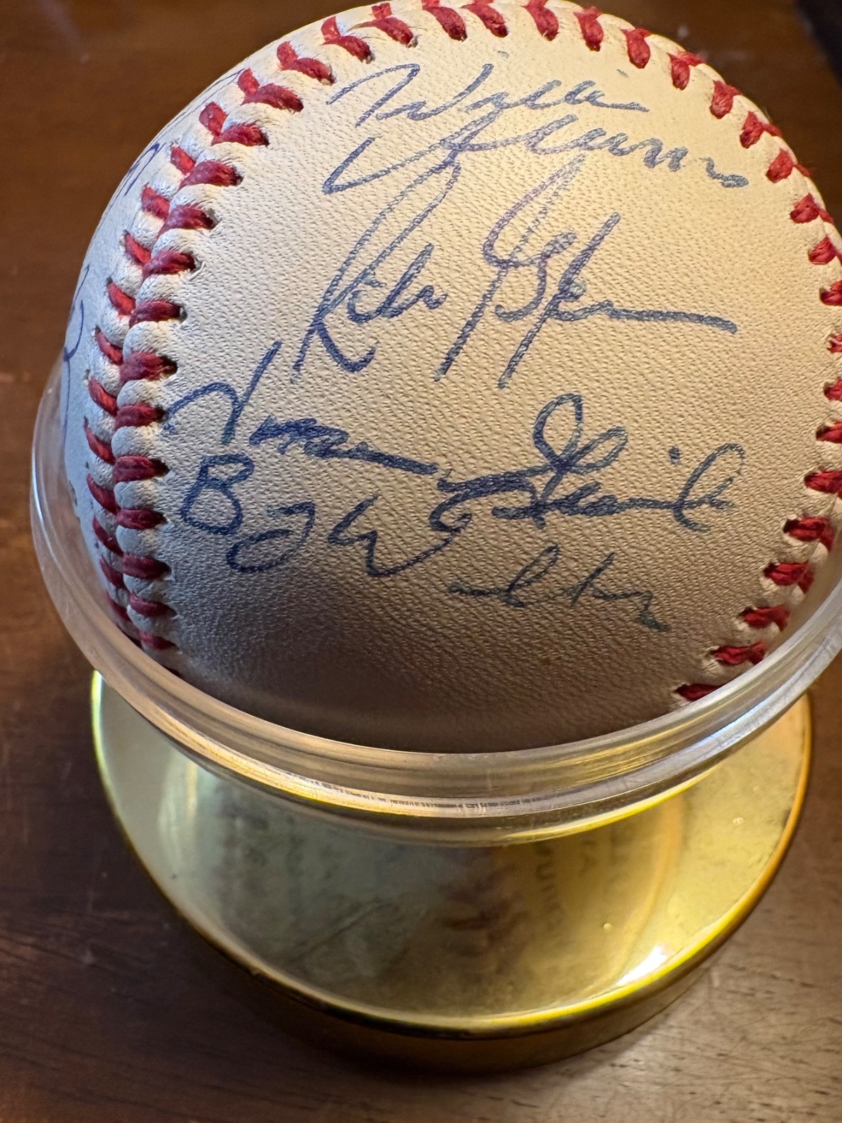1992 USA Olympic Baseball Autographed by 17 different players w/Protective Case