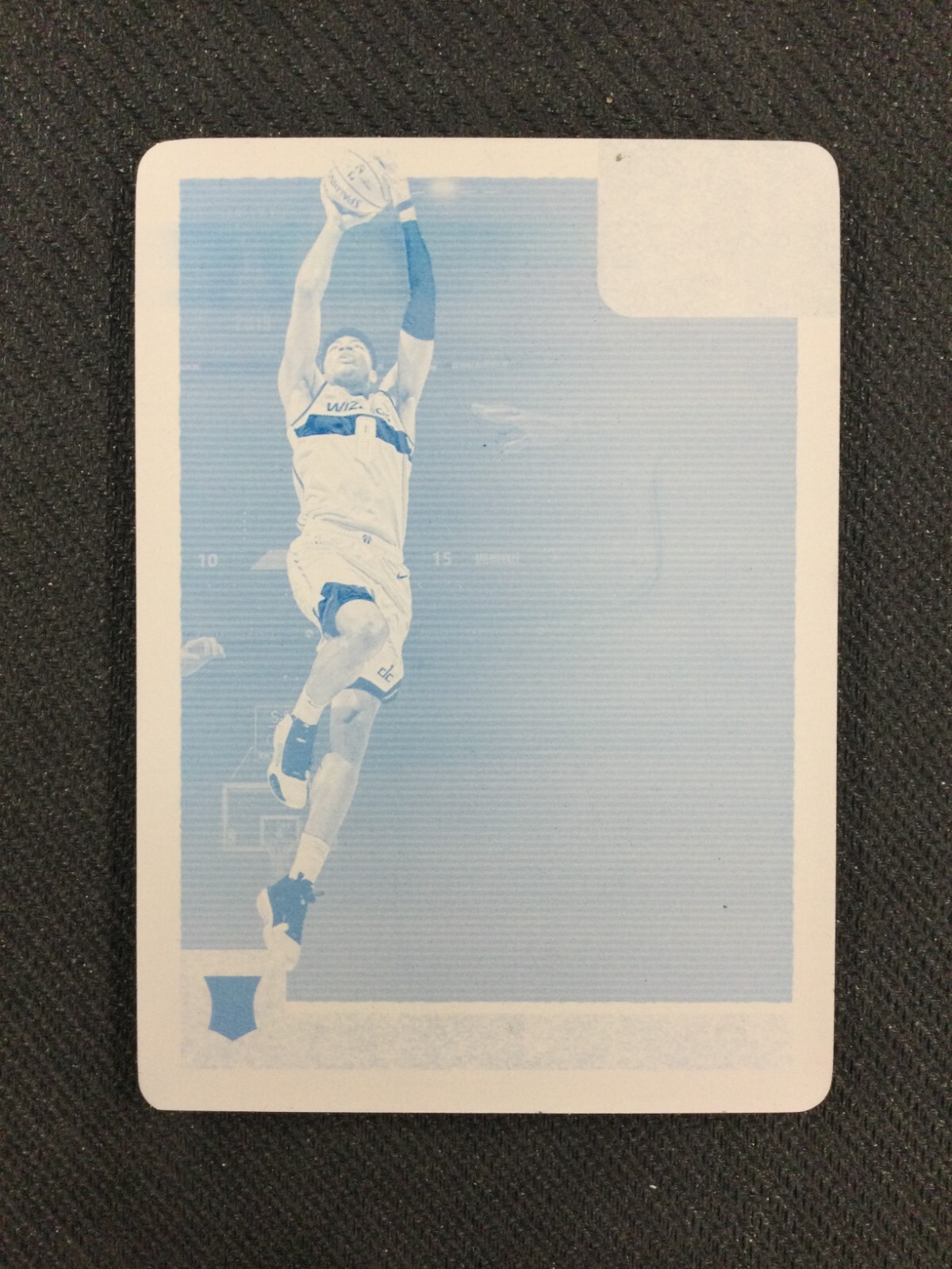 2020-21 Panini One and One Rui Hachimura Cyan Printing Plate 1/1 Washington