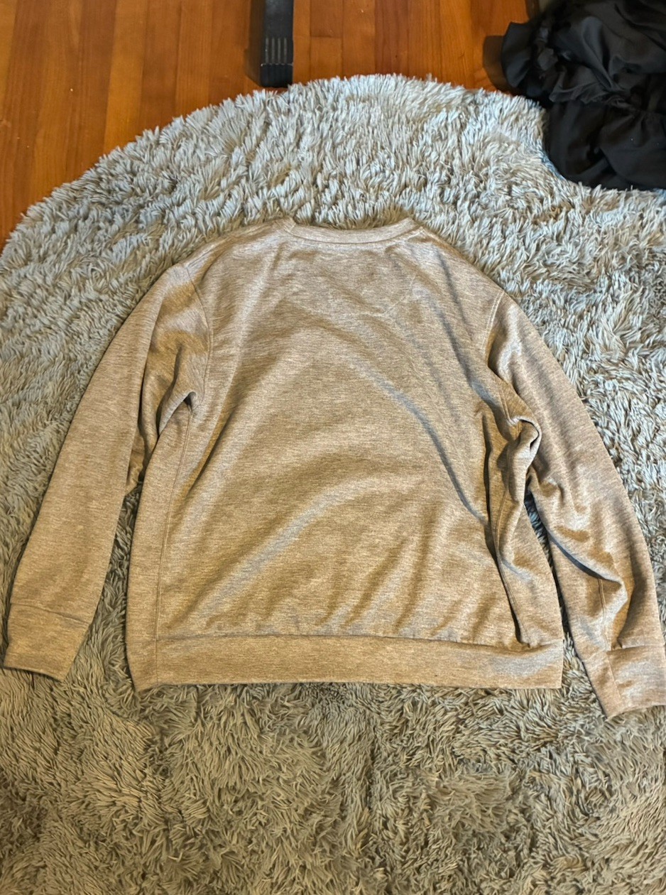 Nike NBA Washington Wizards Dri-FIT Gray Basketball Pullover Sweatshirt XL