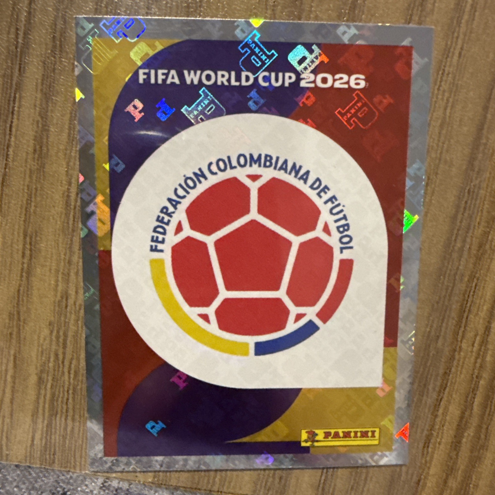 Panini FIFA WC 2026 Stickers-Exclusive Gold Crumple-COL Colombia- Pick Yours