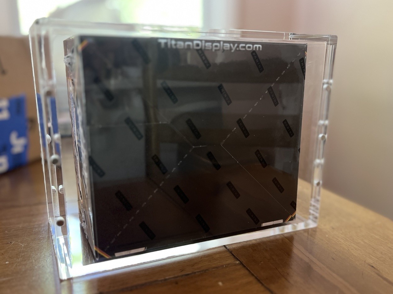 Acrylic Display Case Magnetic Lid FITS 2024-25 Prizm Black Basketball Hobby Box