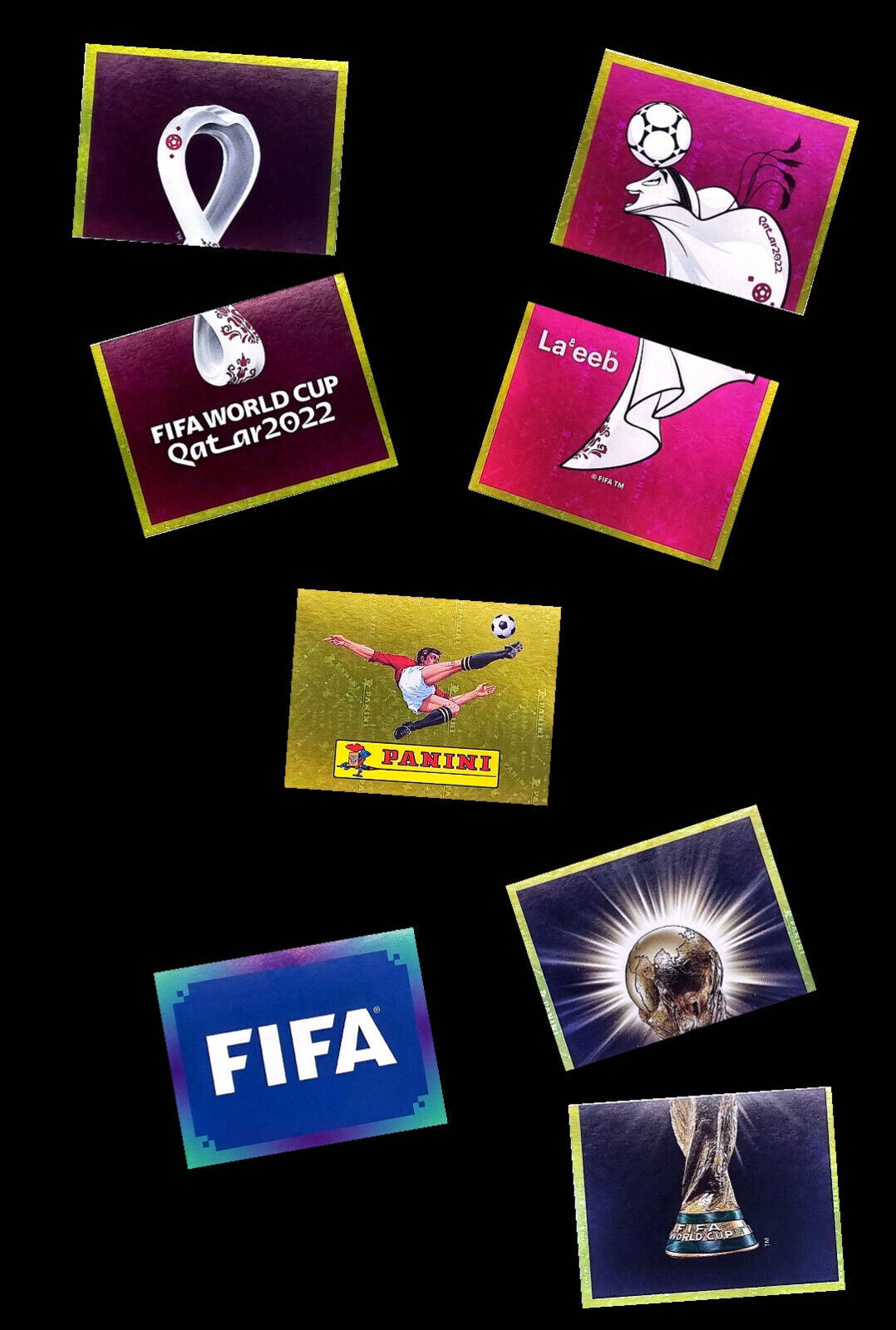 2022 Panini FIFA World Cup Qatar stickers #00 – #WAL20 – #FWC29