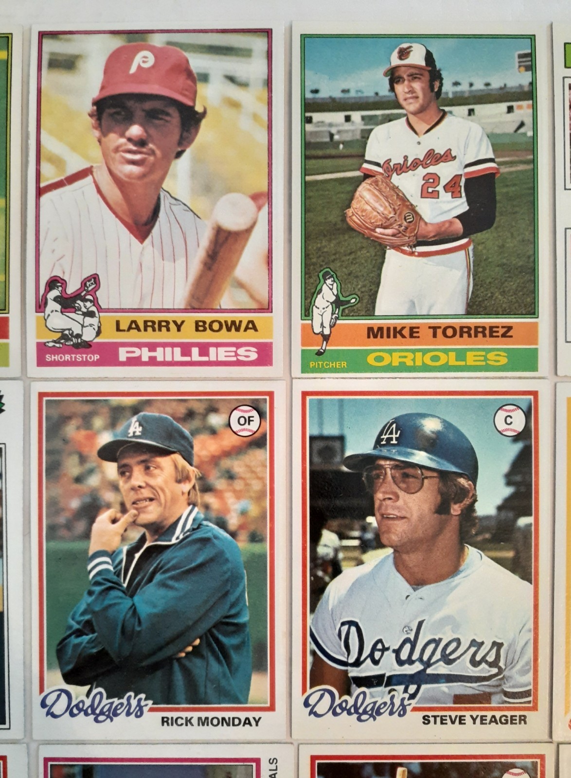 1970’s Topps Baseball, 45 Cards- Stars & Hall Of Famers Only, EX to NM+