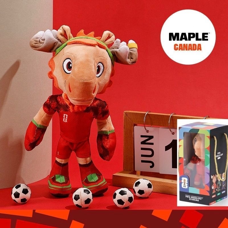 3-Pack FIFA World Cup 2026 Edition – Mascot Plush Toys – USA Canada Mexico World