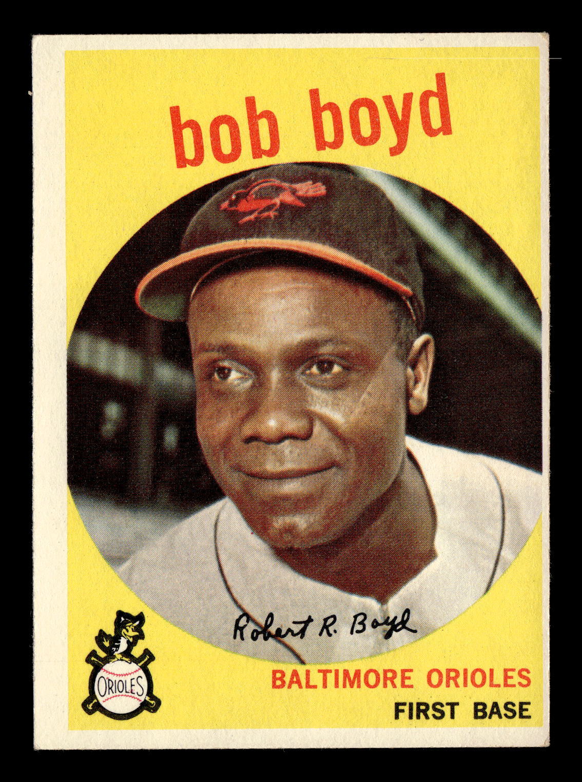 Bob Boyd 1959 Topps #82 Baltimore Orioles Vg-Ex
