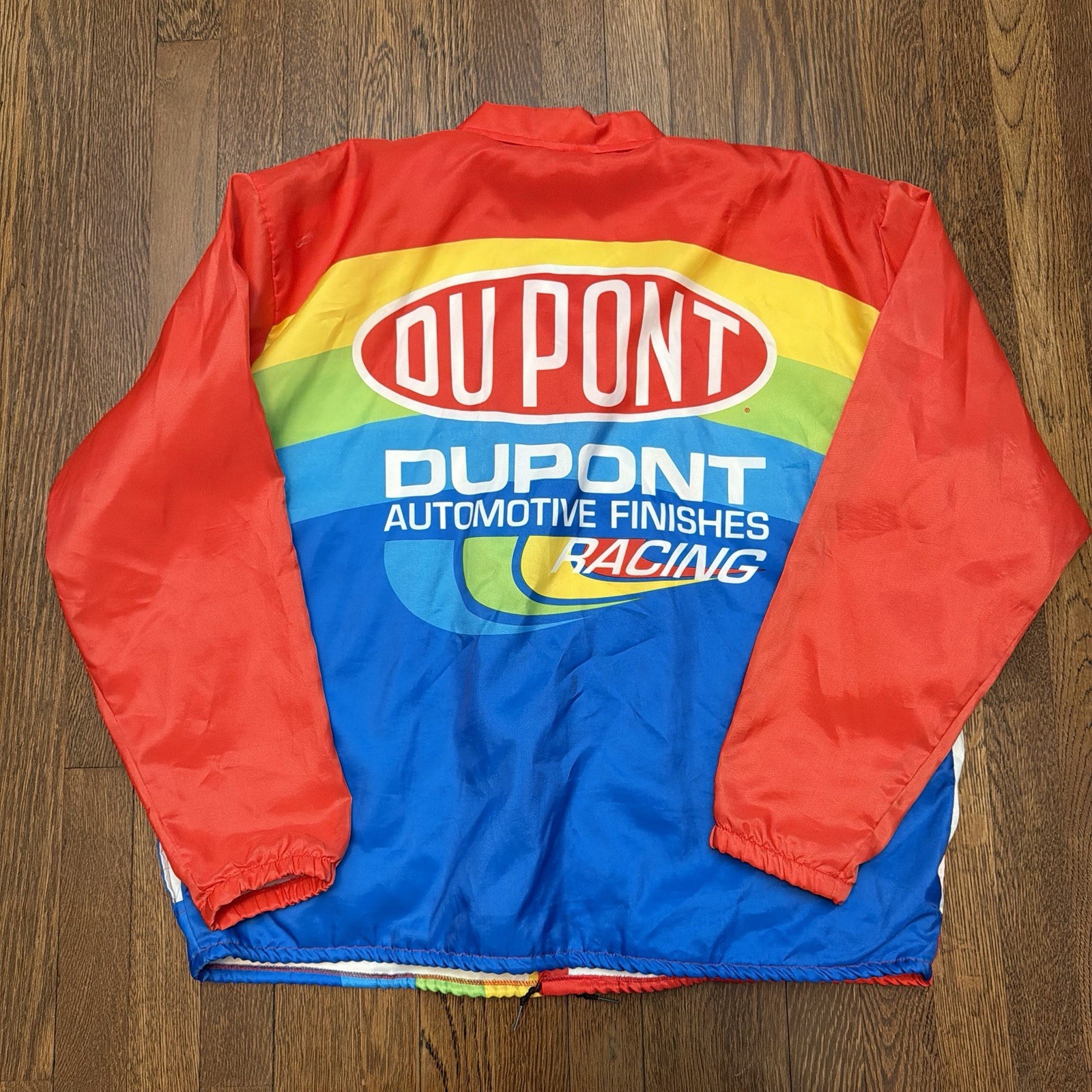 Vintage Jeff Gordon Jacket Mens Large 90’s Y2K Satin Windbreaker Lightweight