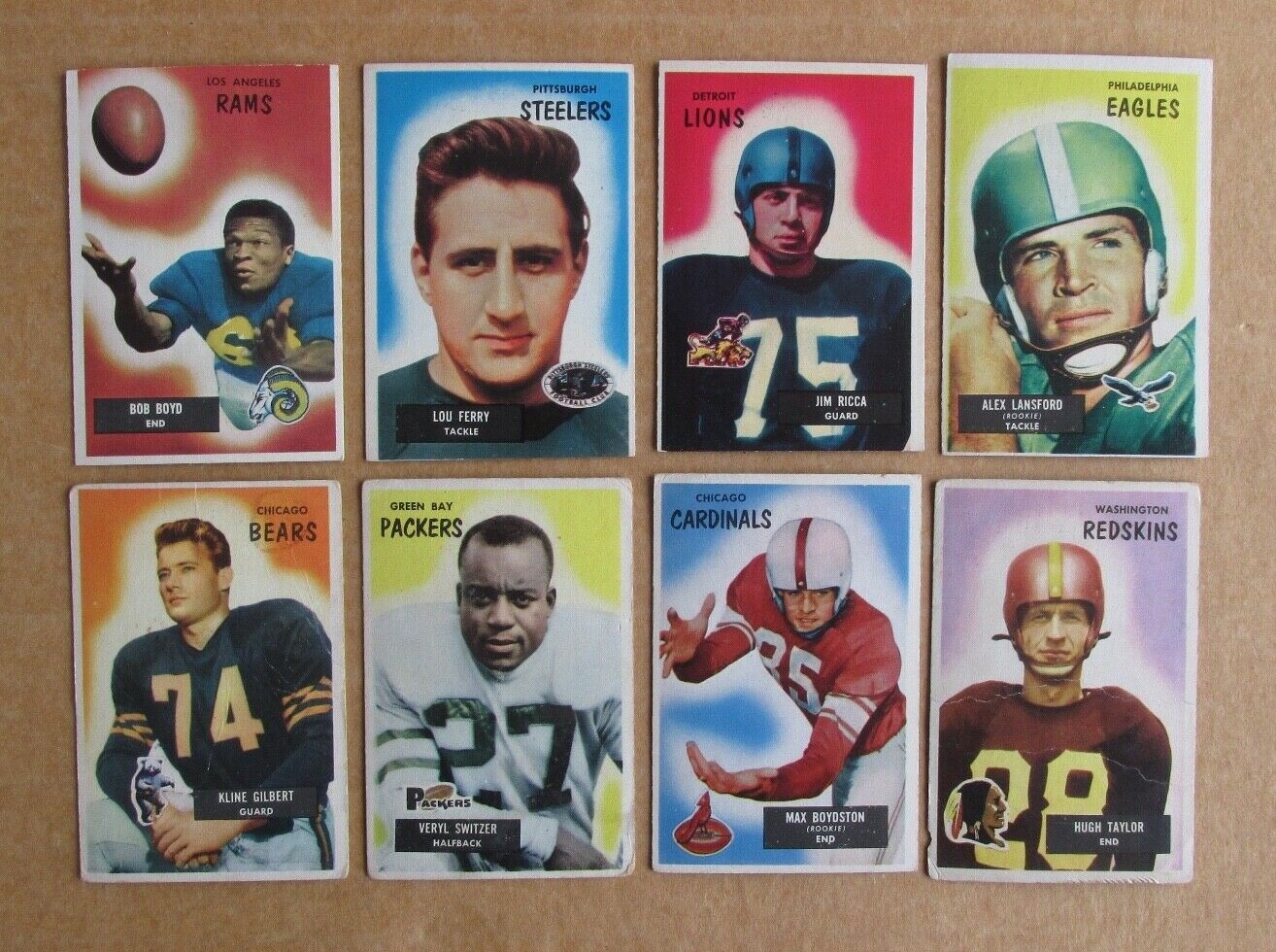 1955 BOWMAN FOOTBALL CARD SINGLES COMPLETE YOUR SET PICK CHOOSE UPDATED 6/7