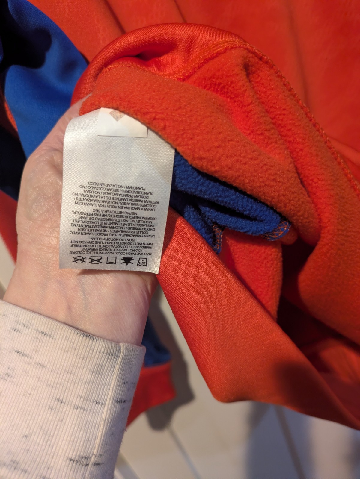 FL Gators Sweatshirt Hoodie Men Large Orange/Blue NCAA Football Nike Therma-FIT