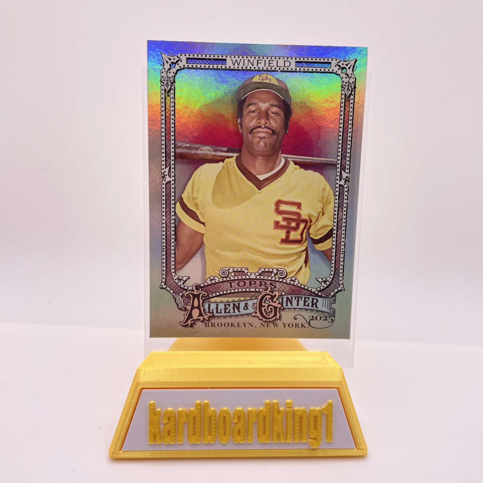 2025 Topps Allen & Ginter DAVE WINFIELD Silver Foil Portrait Padres 151