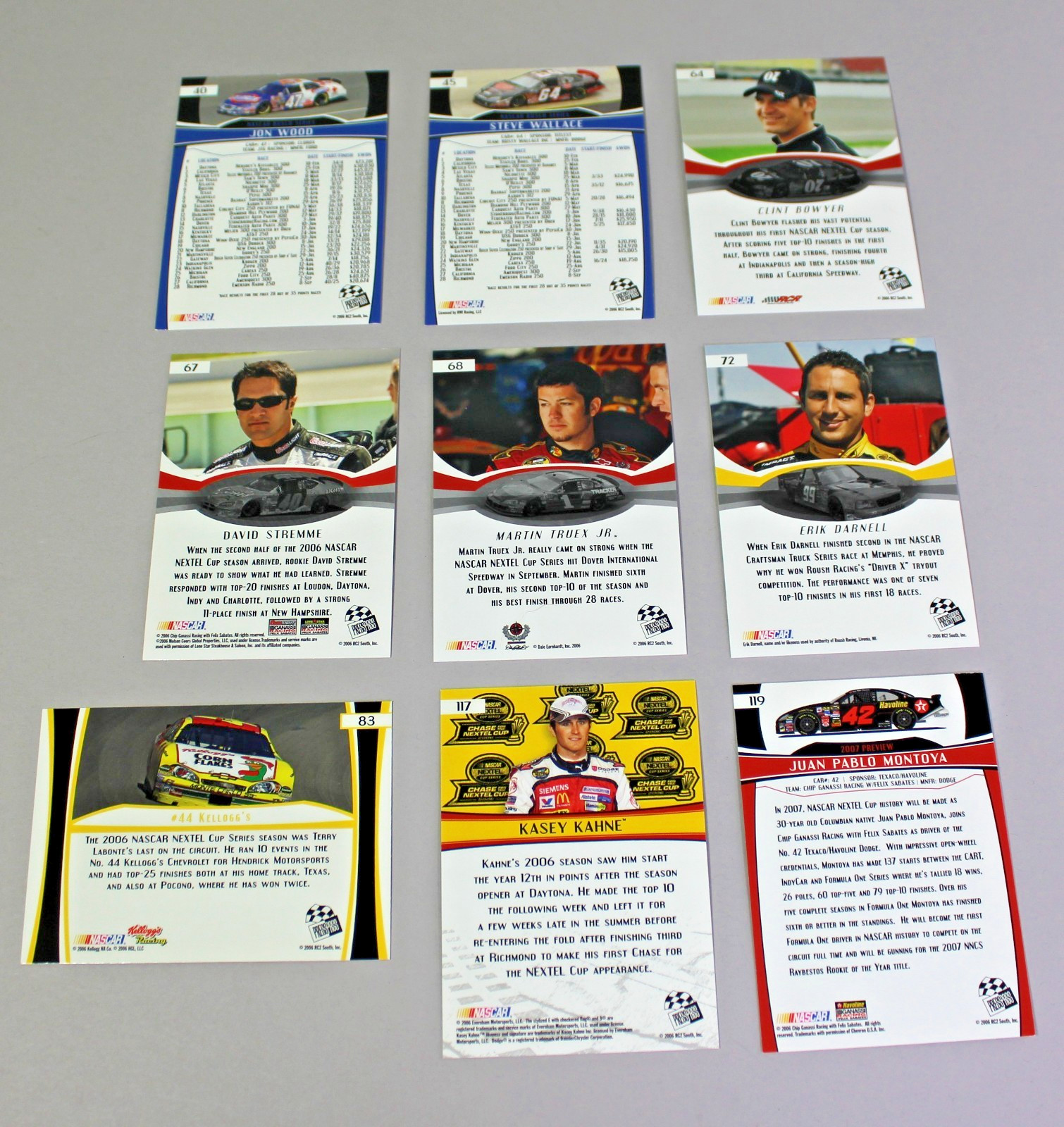 2007 Press Pass NASCAR Auto Racing Trading Cards – Your Choice