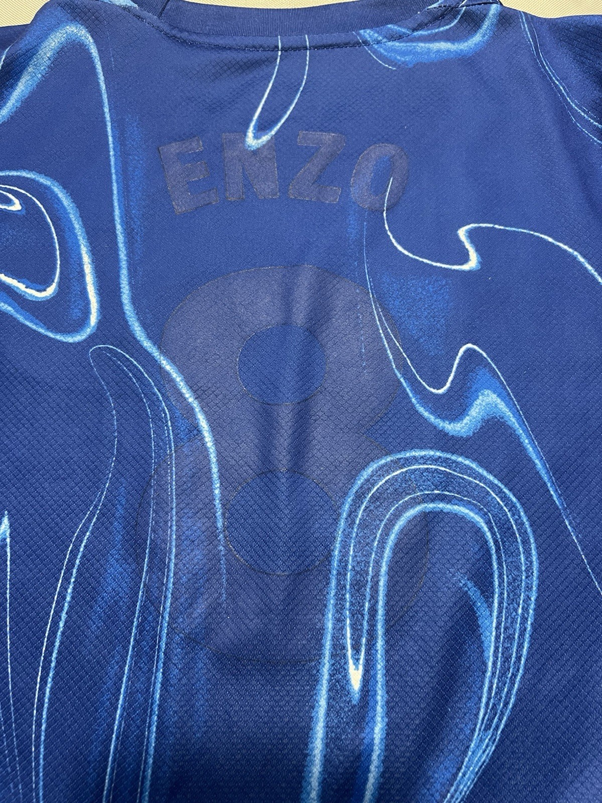 Chelsea FC Nike Soccer Shirt Youth Large Blue Pre Match Enzo 8