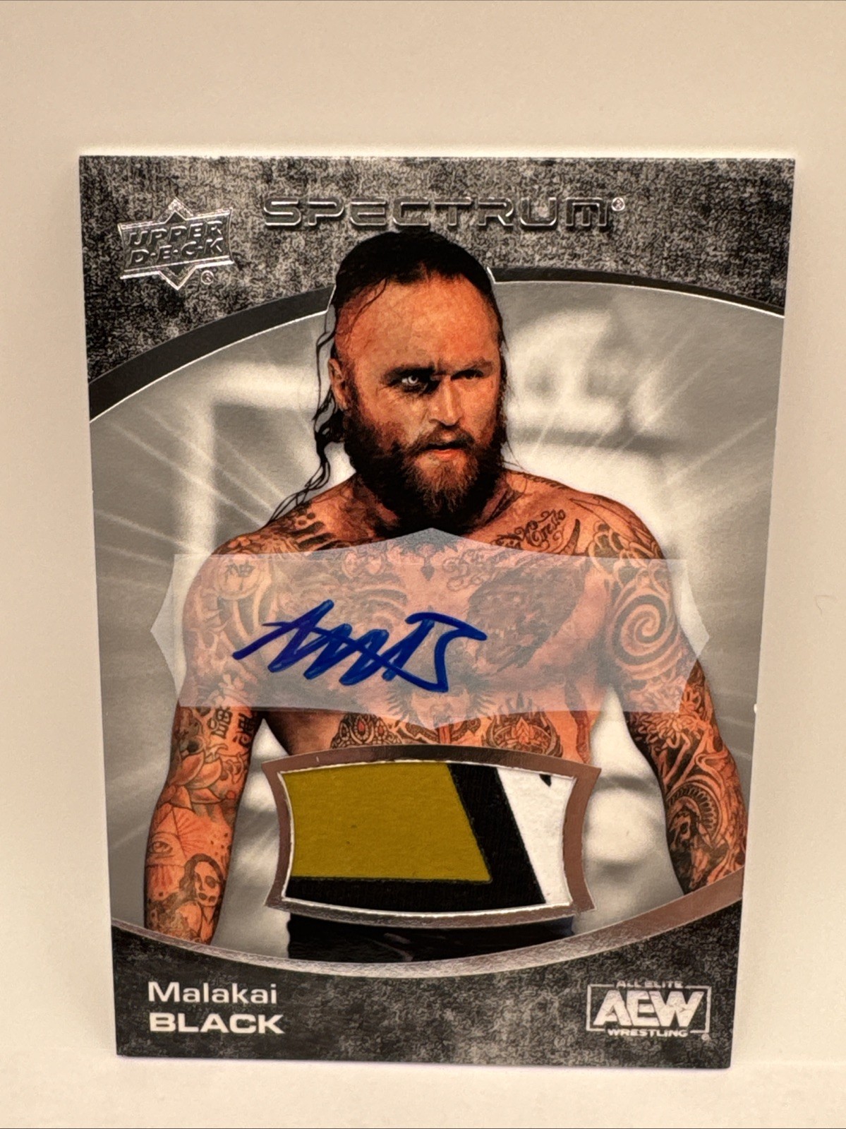 2021 Upper Deck AEW Spectrum – Malakai Black #37 Memorabilia Autographs /20 🔥🔥