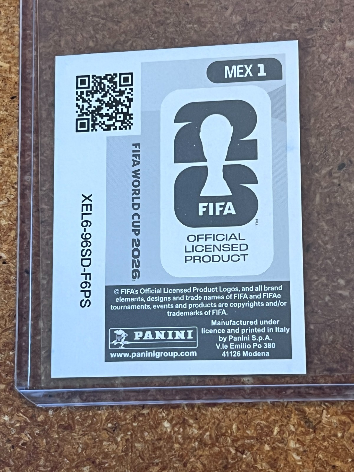 2026 Panini FIFA World Cup Soccer Sticker US Edition # MEX 1 Mexico Foil