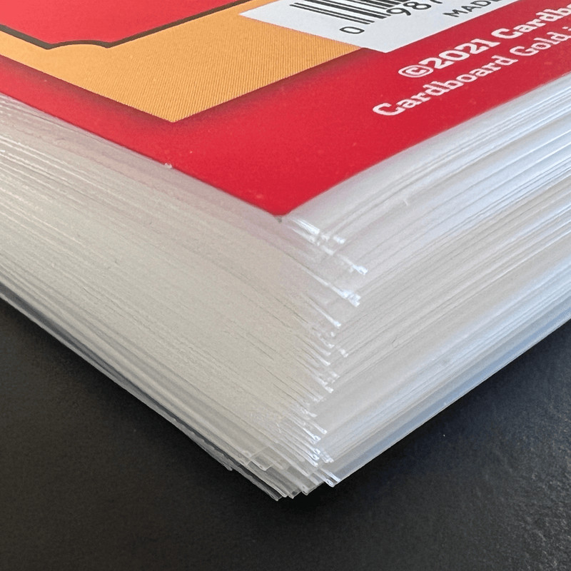 Cardboard Gold CBG Thick Card Soft Penny Sleeves 100 200 500 1000 2500 5000 Bulk