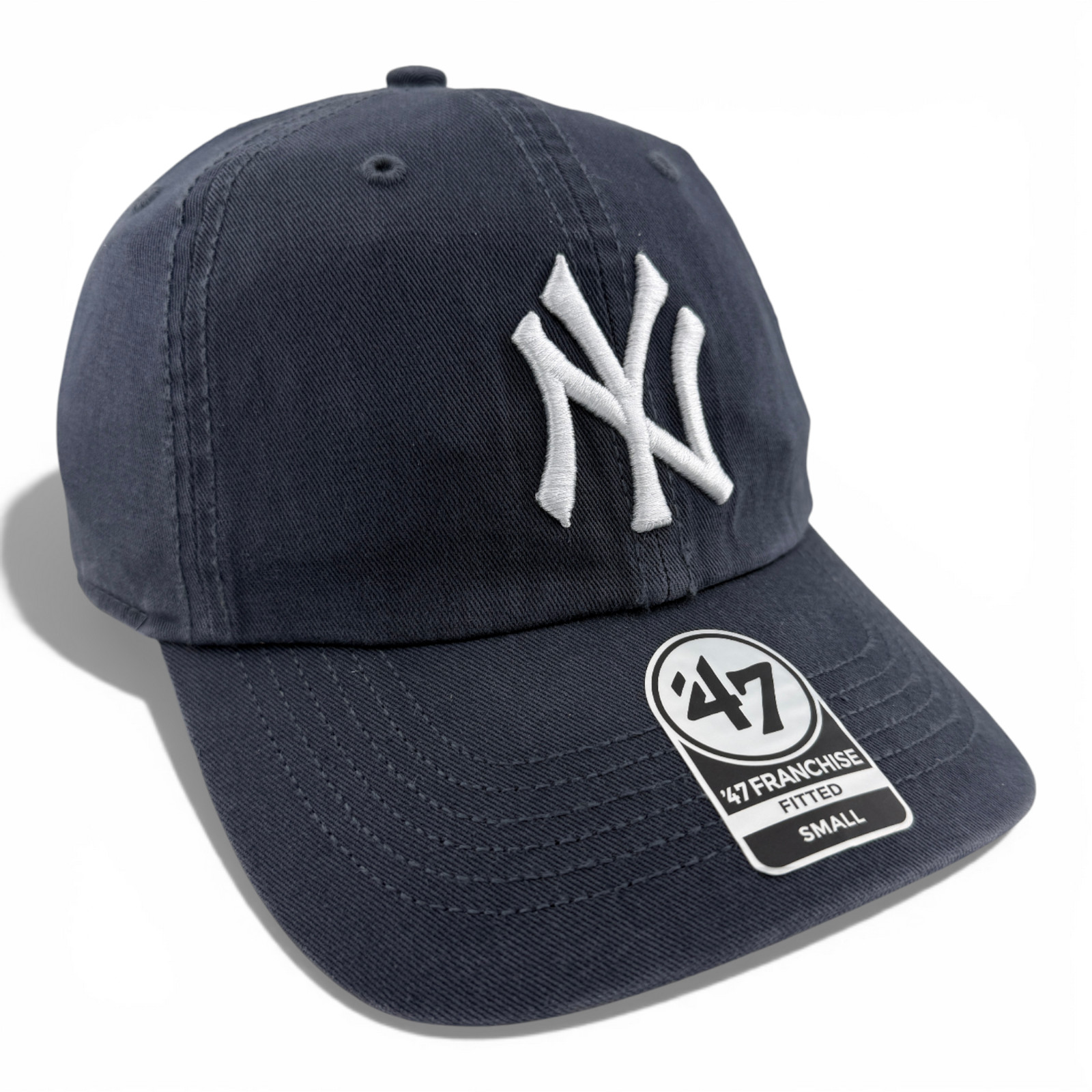 47′ Brand New York Yankees MLB Navy Blue Fitted Franchise Adjustable Dad Hat Cap