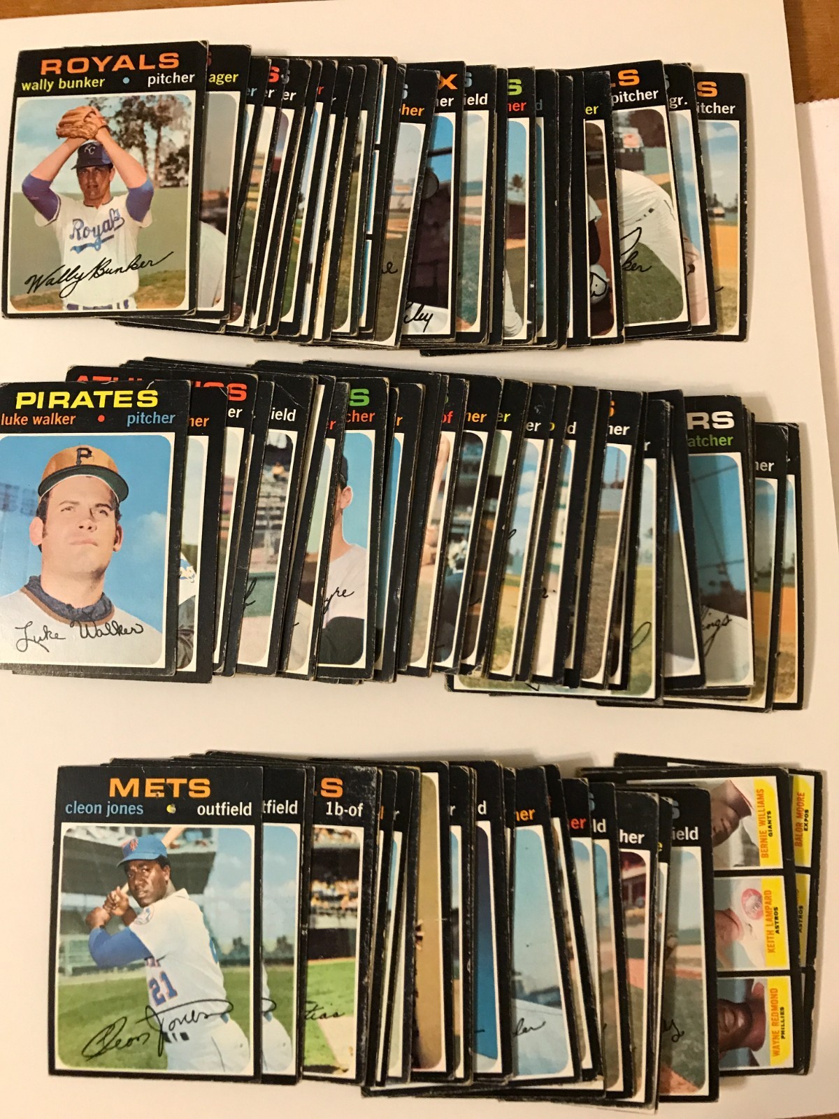 1971 Topps Baseball – #s 524 – 752 – You U Pick – High Numbers – VG -Pr-See Pics