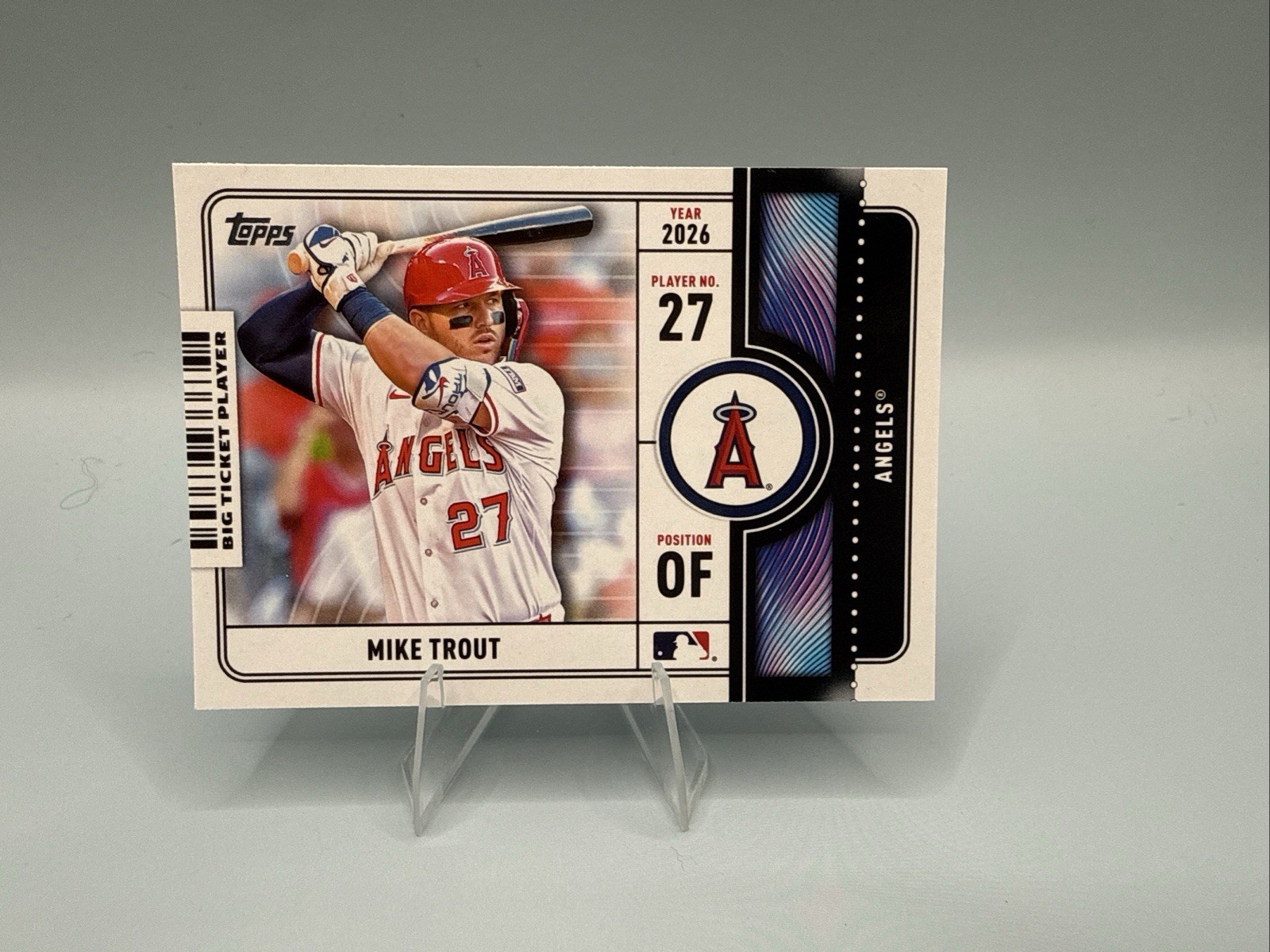 2026 Topps Big Ticket Player BTP-1 Mike Trout Los Angeles Angels