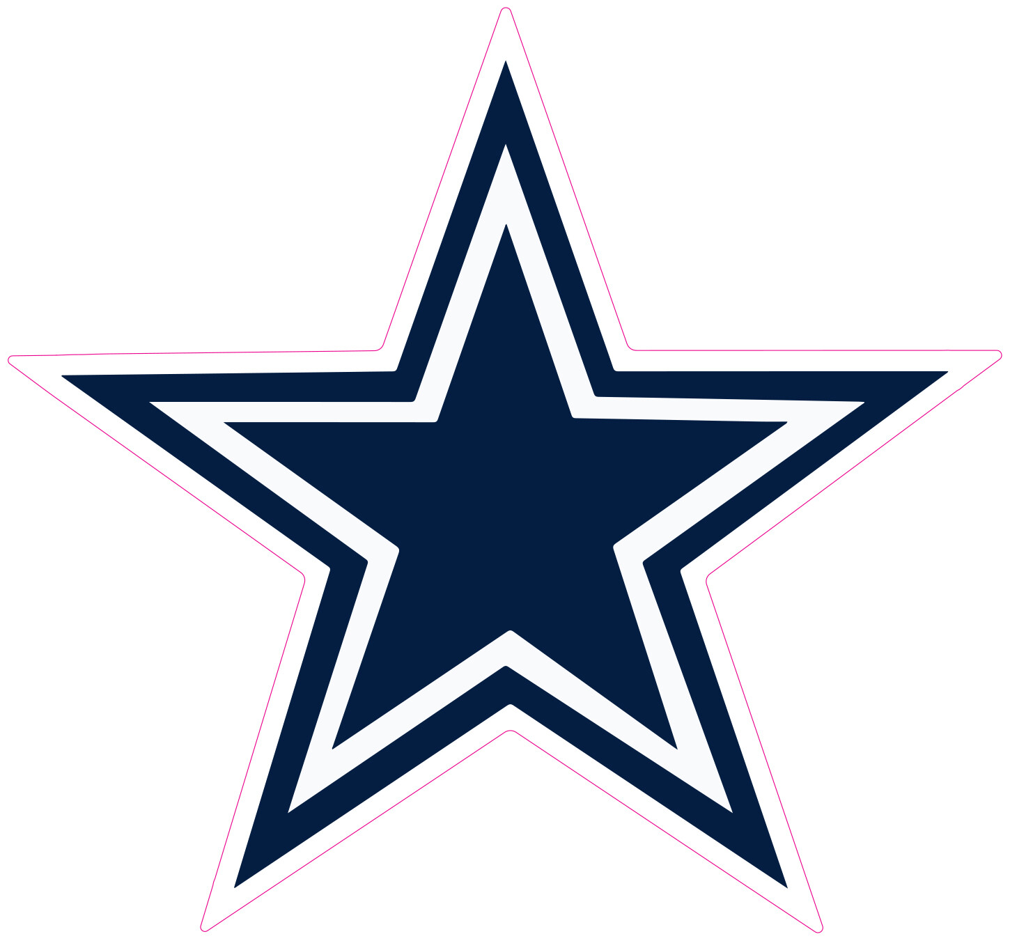 Dallas Cowboys Football HTV Heat Transfer Vinyl Iron On (NOT A PATCH)
