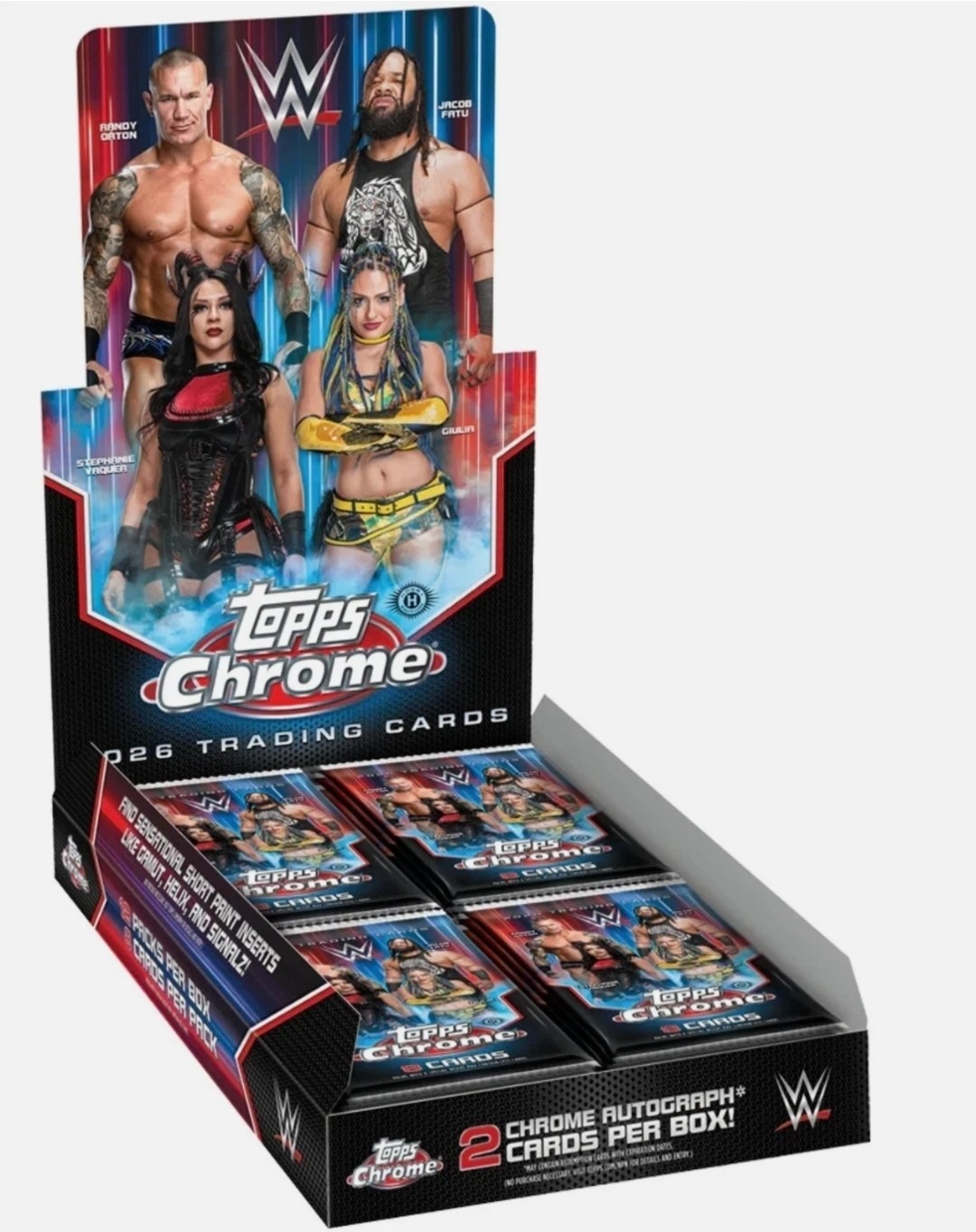 2026 Topps Chrome WWE Hobby Box Sealed – FAST SHIP