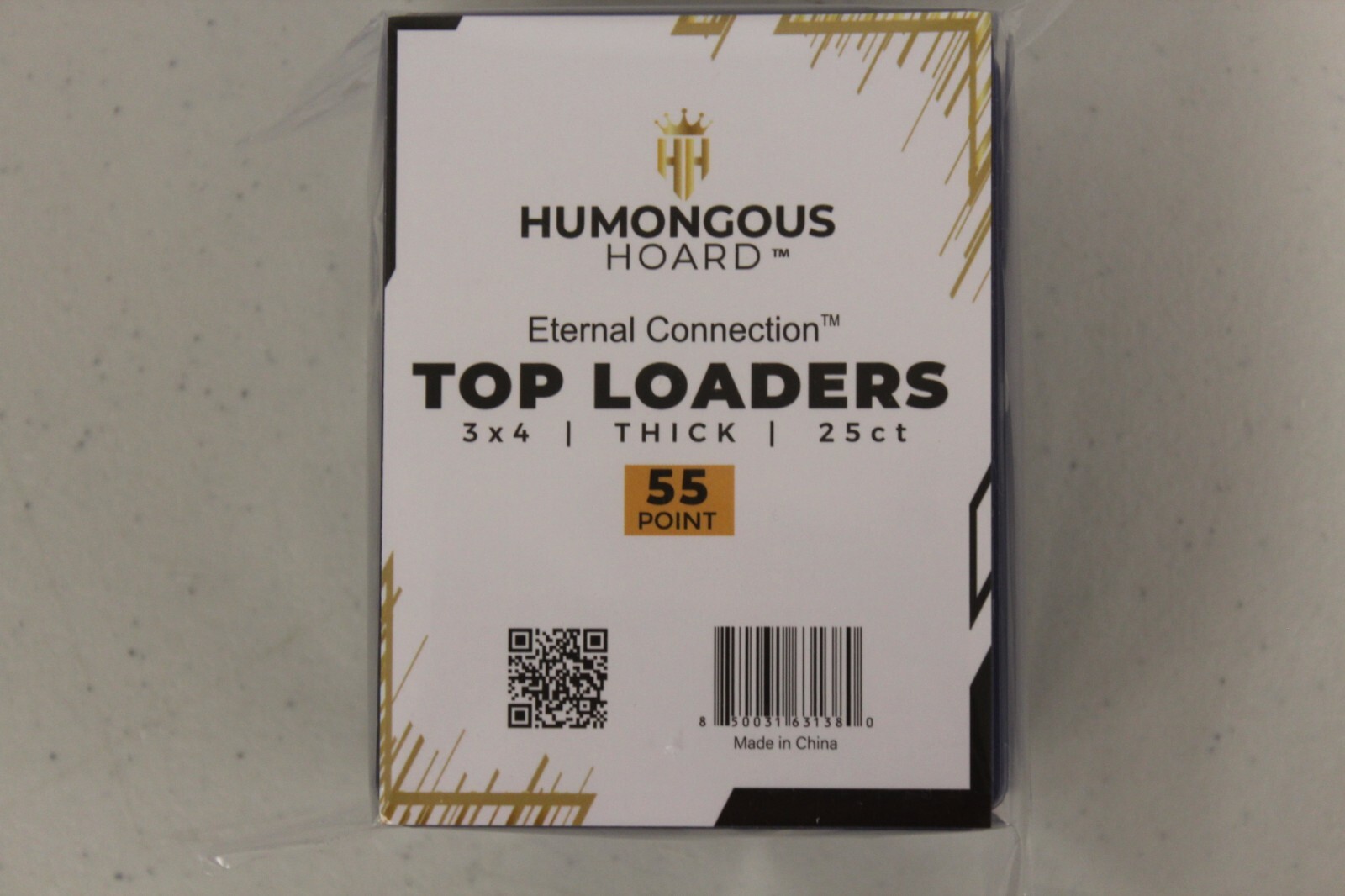 (25) Humongous Hoard 3″ x 4″ Premium Eternal Connection 55Pt Thick Top Loaders