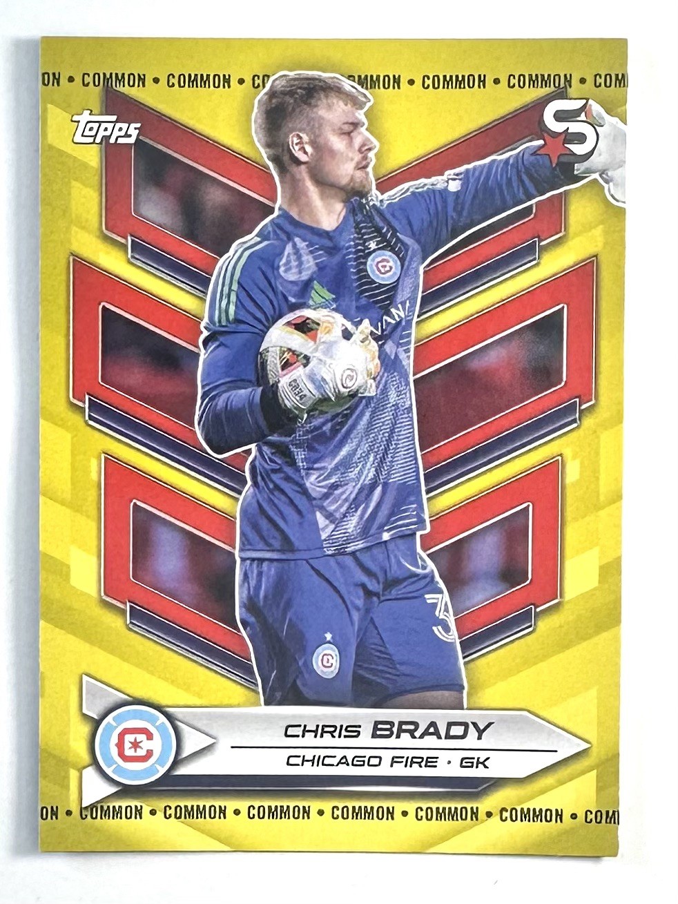 Chris Brady – 2024 Topps MLS Superstars IMAGE VARIATION – Chicago Fire – USMNT