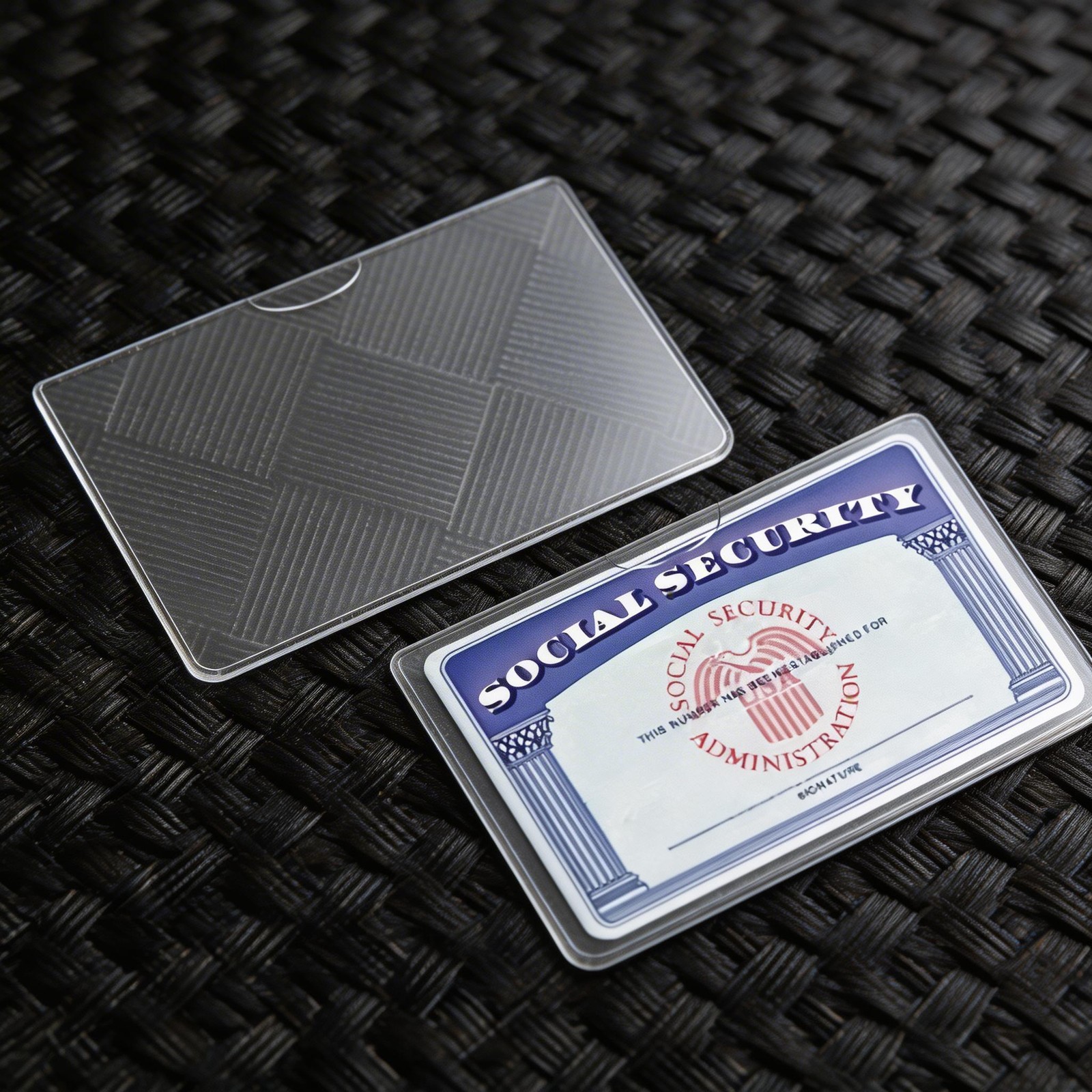 10Pcs PVC Waterproof Card Holder Wide Opening for Name Badge
