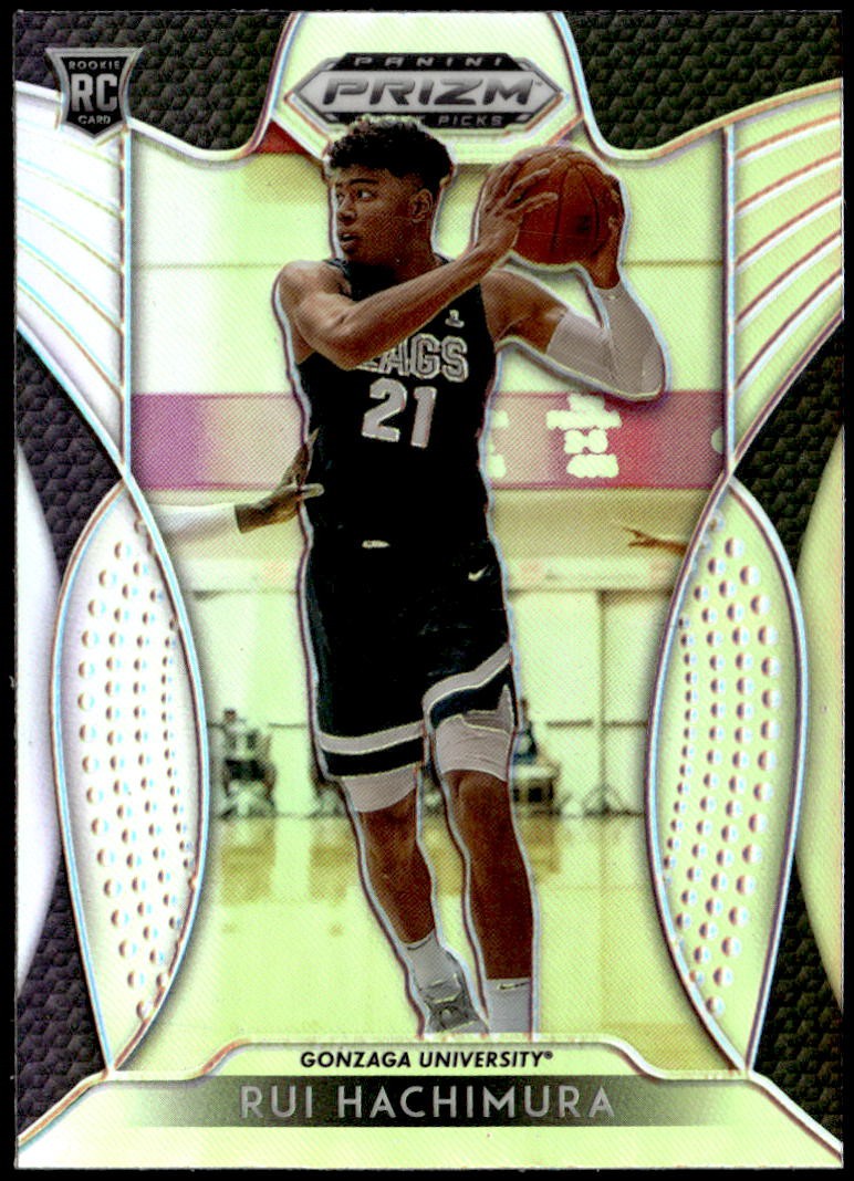 2019 Panini Prizm Draft Picks #73 Rui Hachimura Prizms Silver Rookie E1
