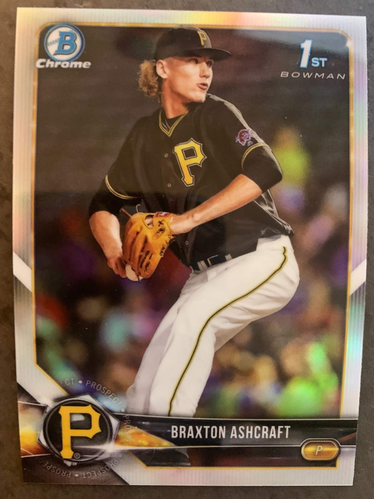 2018 Bowman Draft Chrome BRAXTON ASHCRAFT Refractor 1st Bowman Rookie #BDC-95