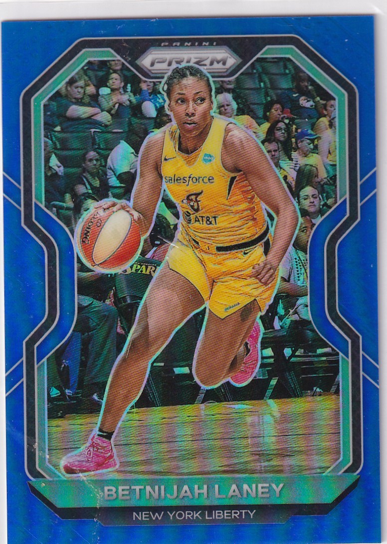 2021 WNBA PRIZM #51 BETNIJAH LANEY BLUE 67/149- NEW YORK LIBERTY