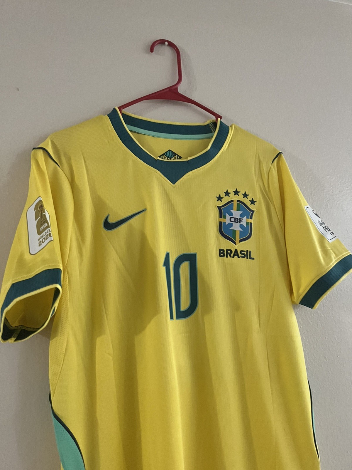 Brazil Men’s National Team 2026 Home Kit #10 Neymar Jr Size M