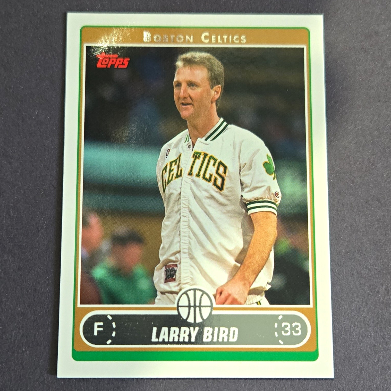 Topps 2006-07 Larry Bird #33 Boston Celtics Base Set Basketball Card