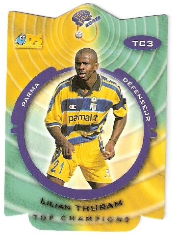 Lilian Thuram Parma Card TC3 DS France Foot 2000