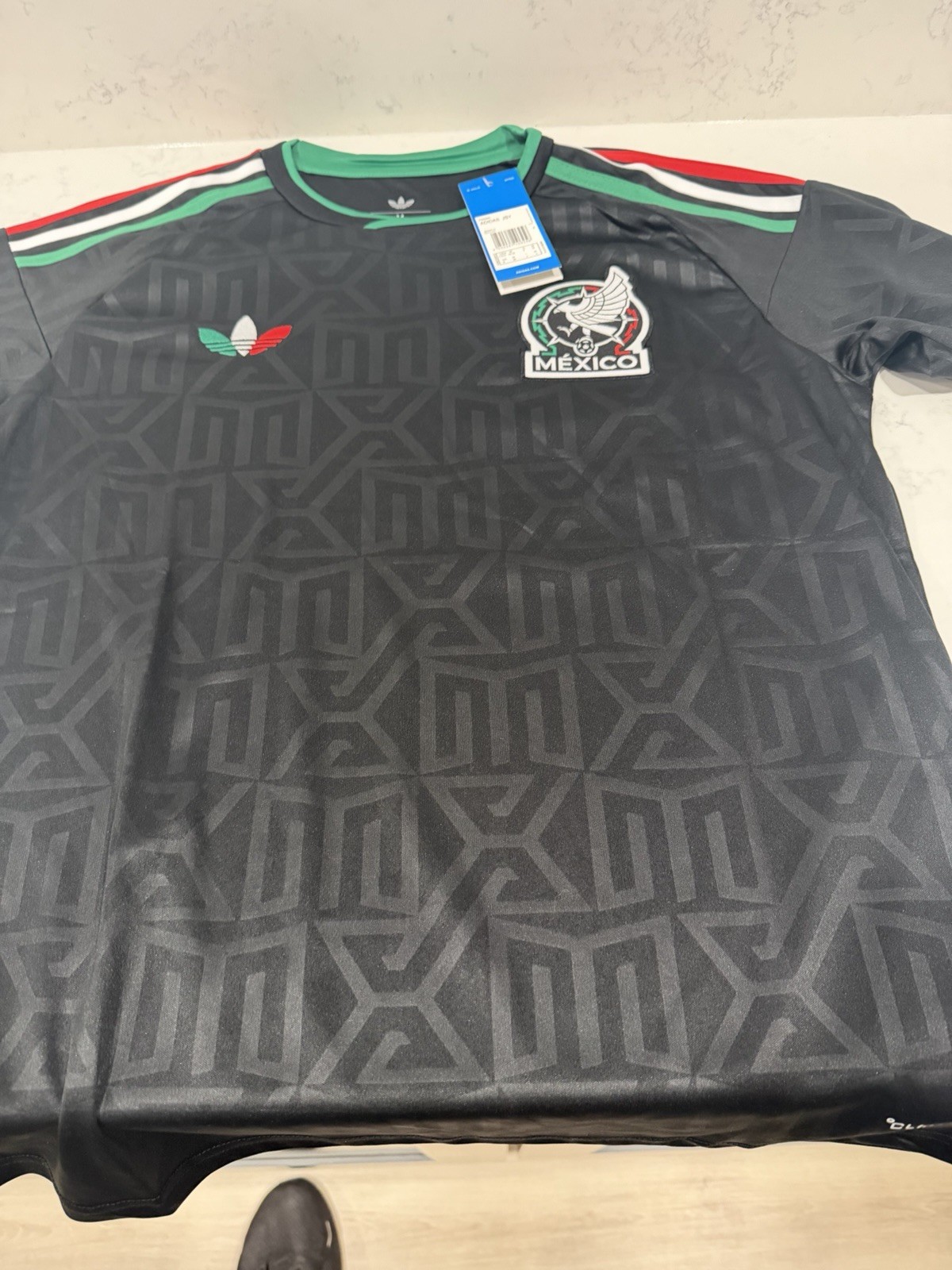 mexico adidas jersey black