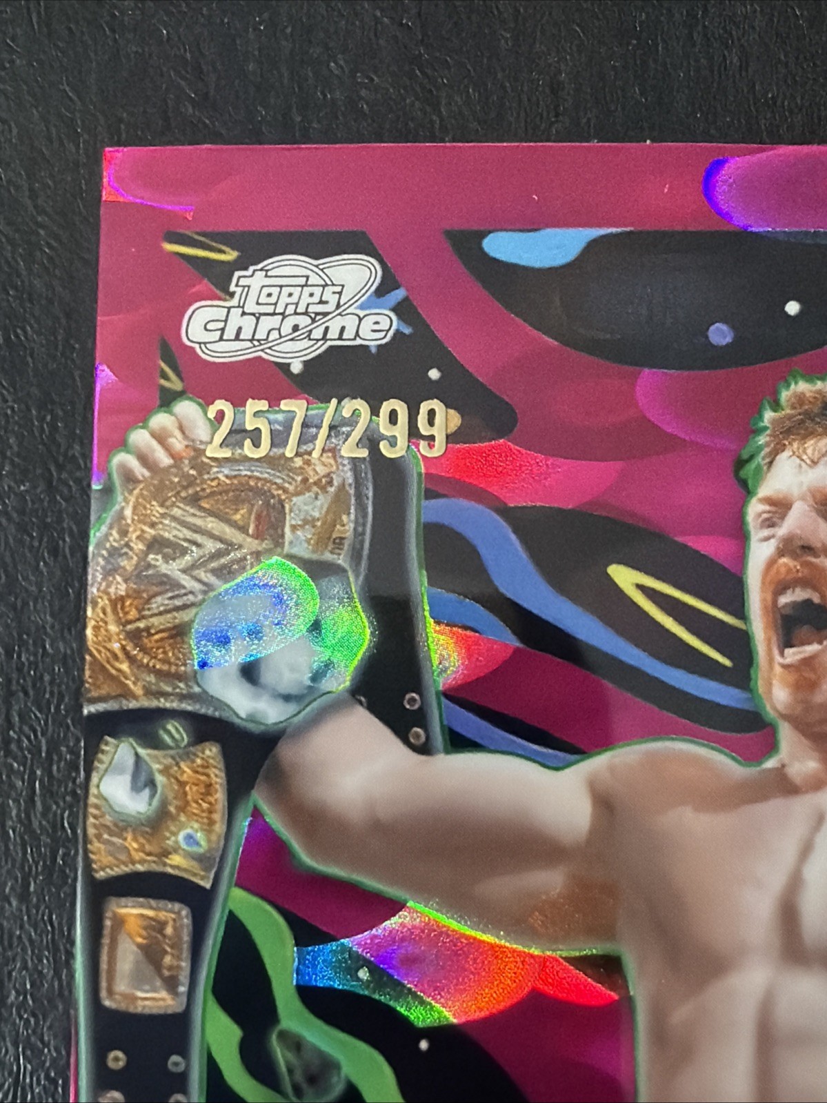 2026 Topps Cosmic Chrome WWE SHEAMUS #55 Magenta Cosmos Refractor /299