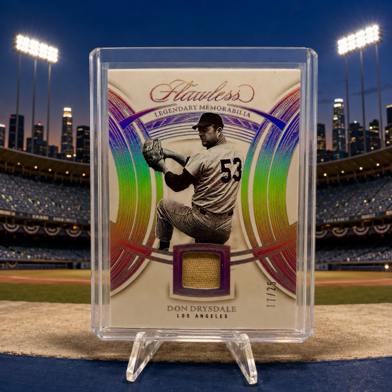 2025 Panini Flawless Don Drysdale Legendary Memorabilia #FLM-DD 17/25