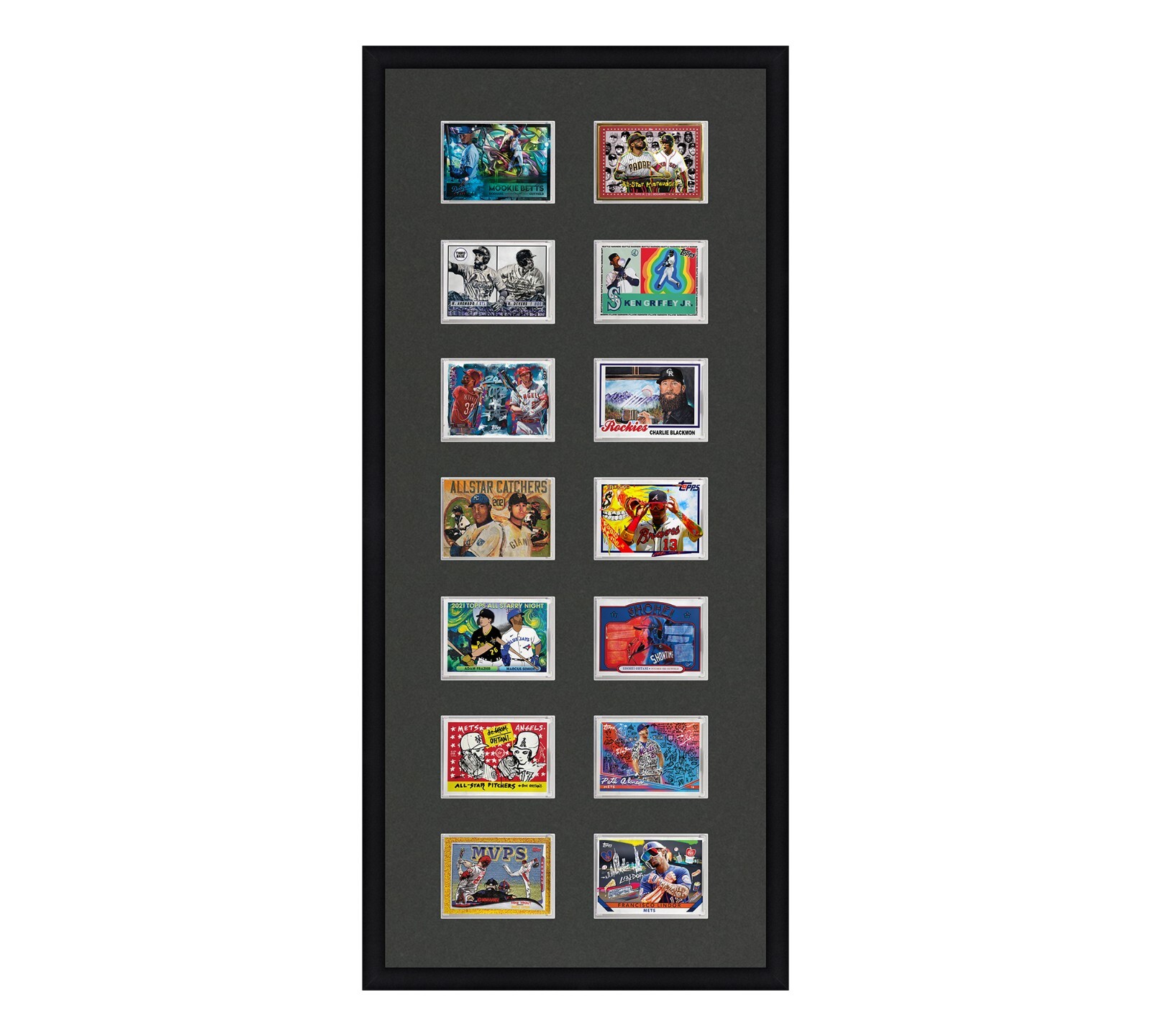 Card Frame For Magnetic Holders Holds (14) Ultra Pro 1 One Touch/BCW +UV Option