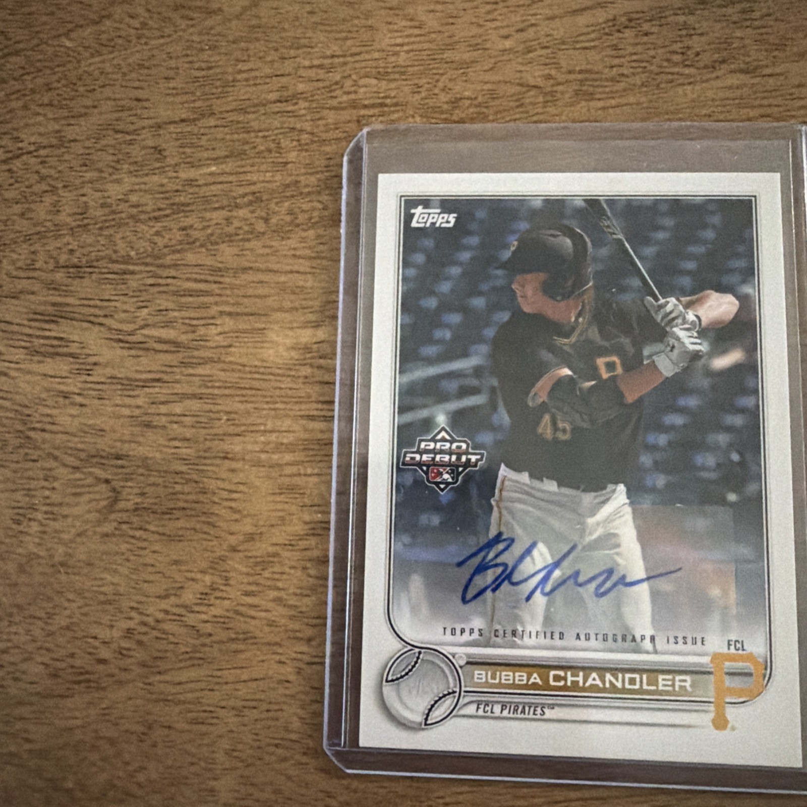 2022 Topps Pro Debut Bubba Chandler #PD-16 Auto RC