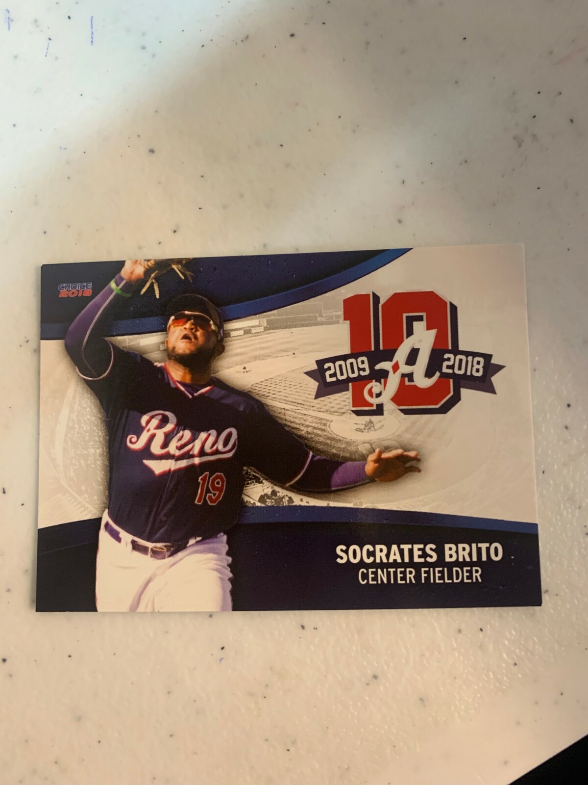 Socrates Brito 2018 Reno Aces Team Card
