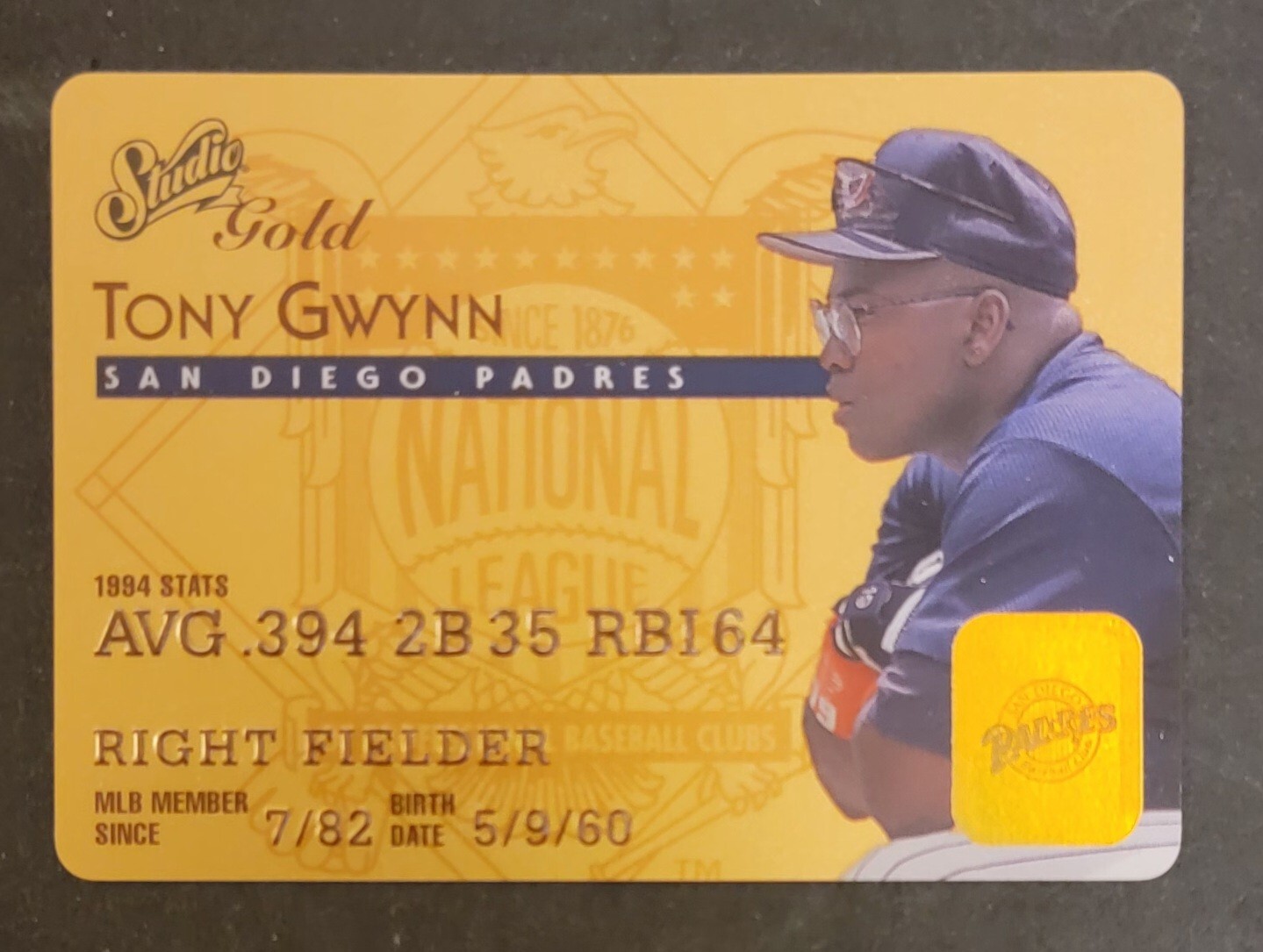 1995 Studio Baseball Gold Insert Singles U Pick