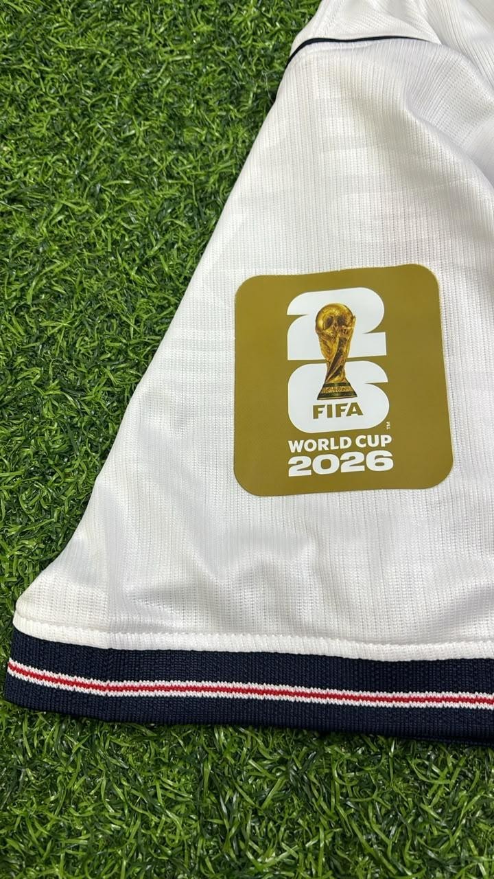 England Home Soccer Jersey 2026 Bellingham White Football Shirt Men World Cup