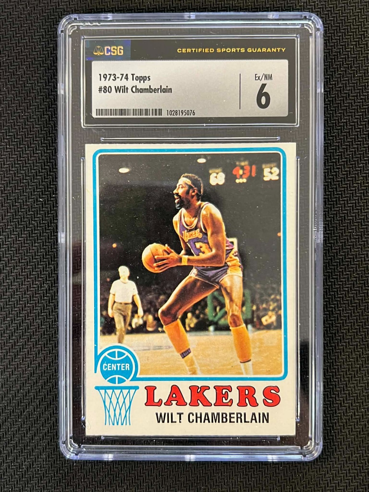 1973 Topps Wilt Chamberlain 80 ex-Mint CGC 6 Vintage 🔥🔥