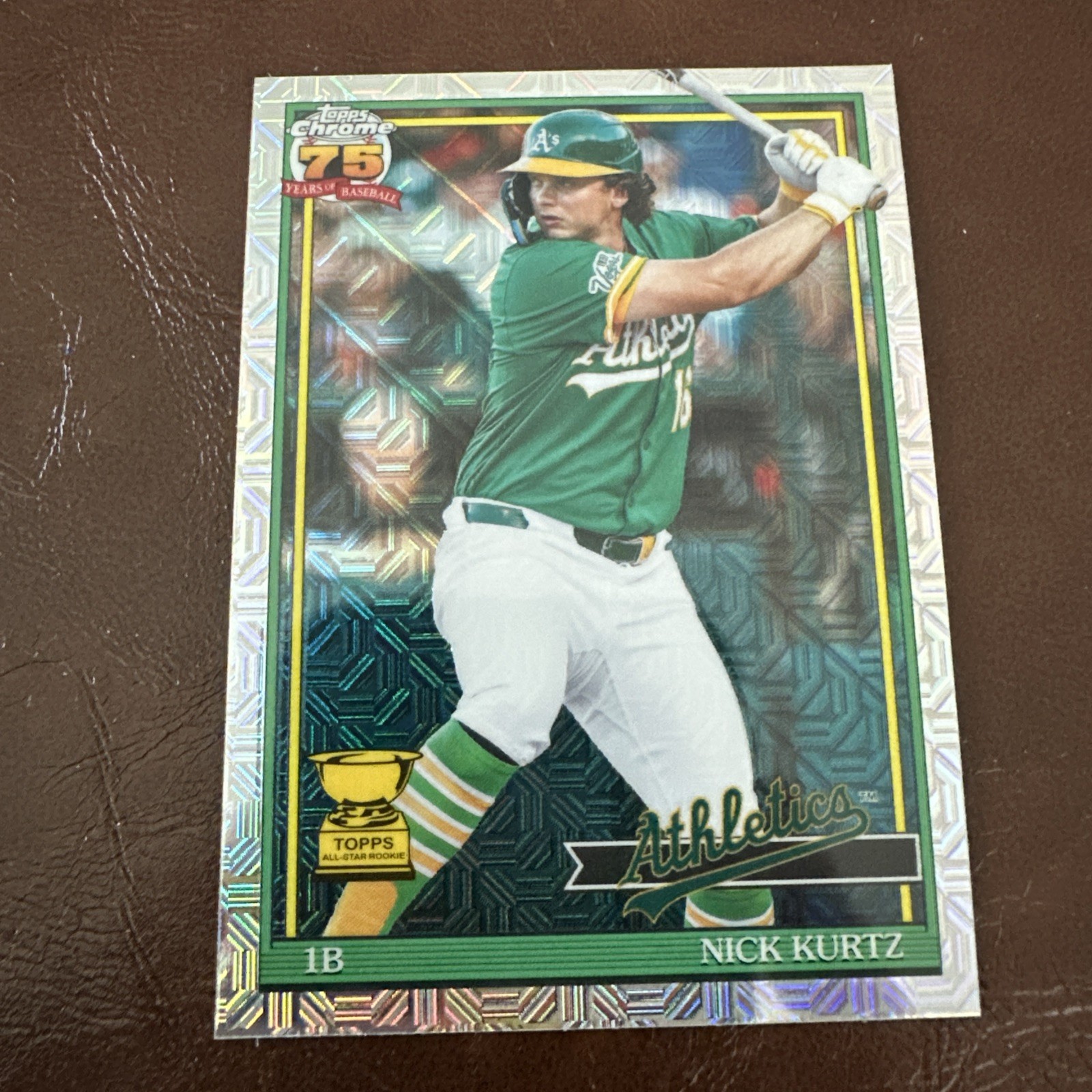2026 Topps Chrome Nick Kurtz 91C2-50 MOJO Refractor – Athletics 91 All-Star
