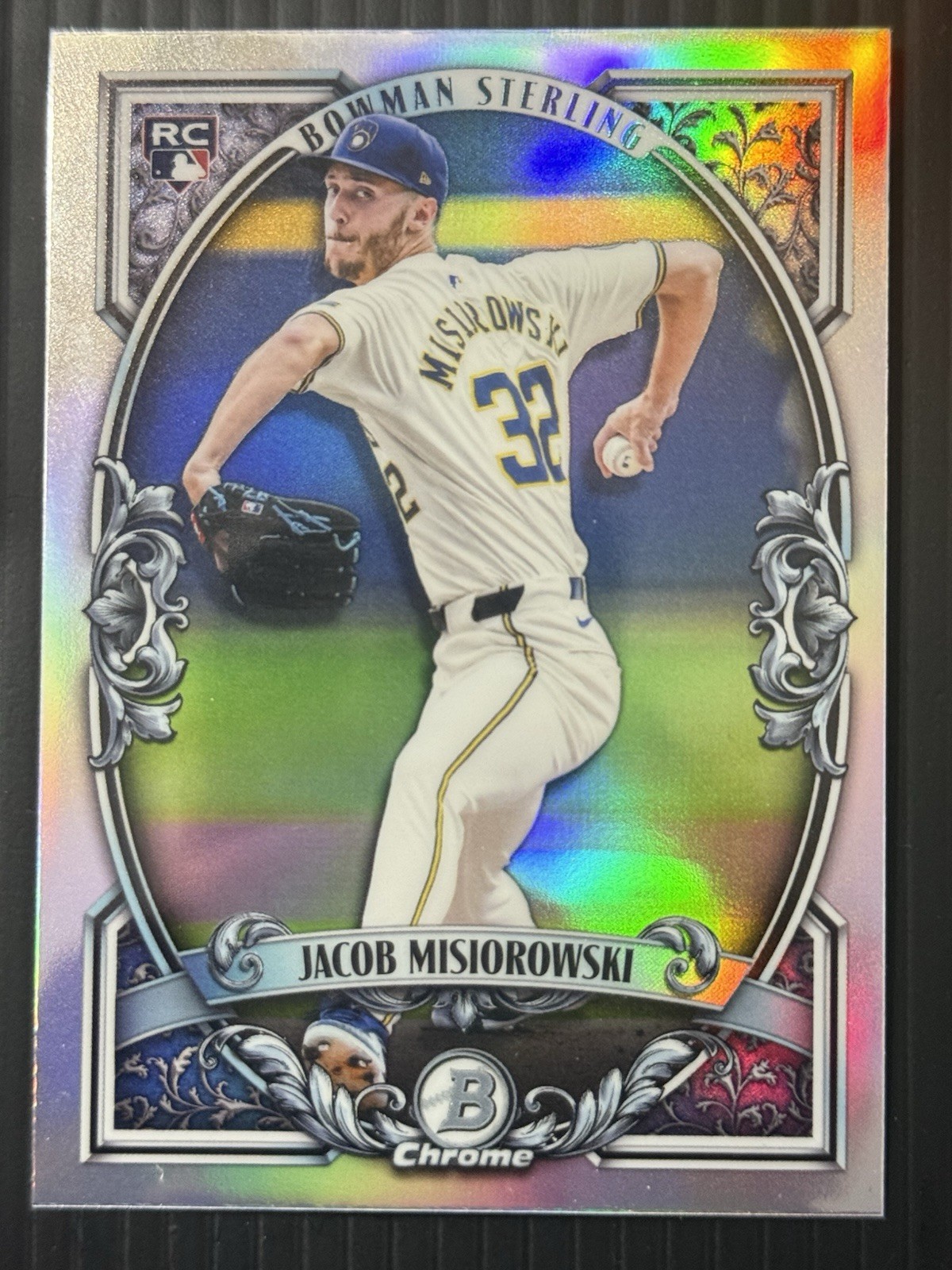 2026 Bowman Chrome Jacob Misiorowski RC Bowman Sterling M2 Rookie #BST-13
