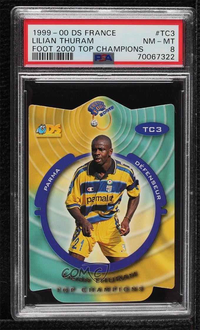 1999-00 DS Card Collections France Foot Top Champions Lilian Thuram #TC3 g6p