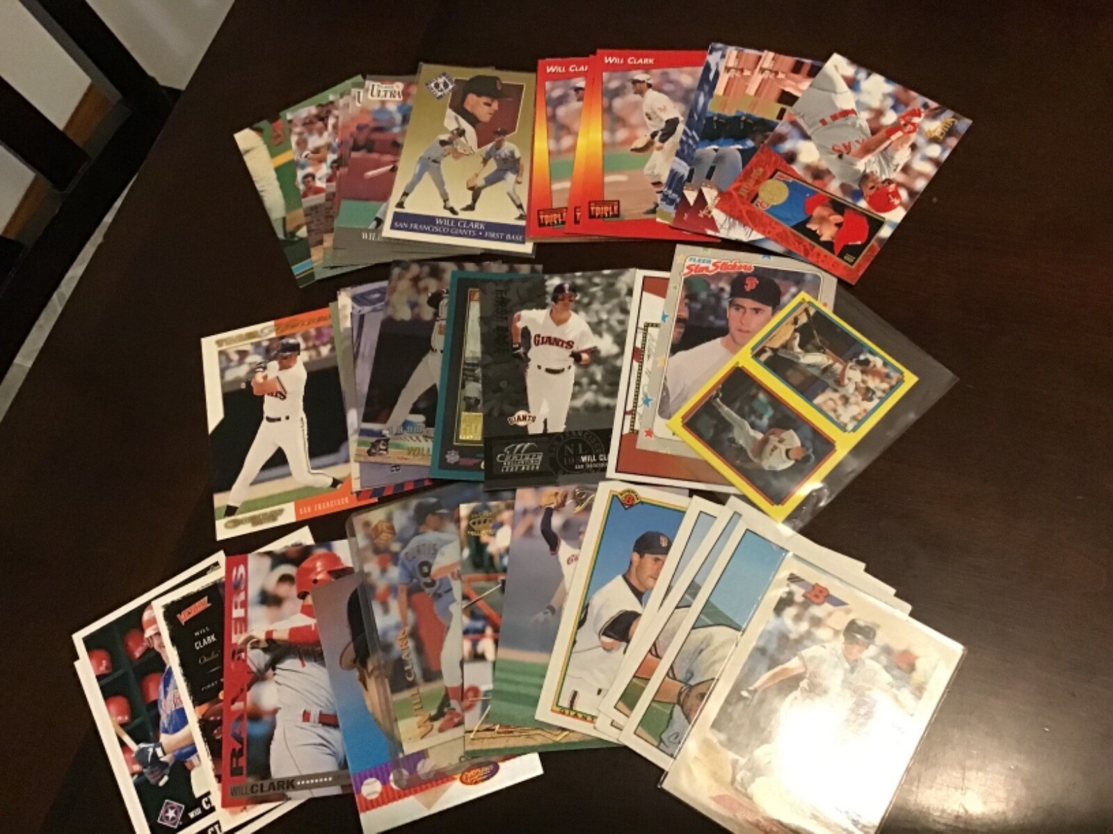 WILL CLARK Oddball Insert & Regular issue LOT #2 Baseball YOU CHOOSE