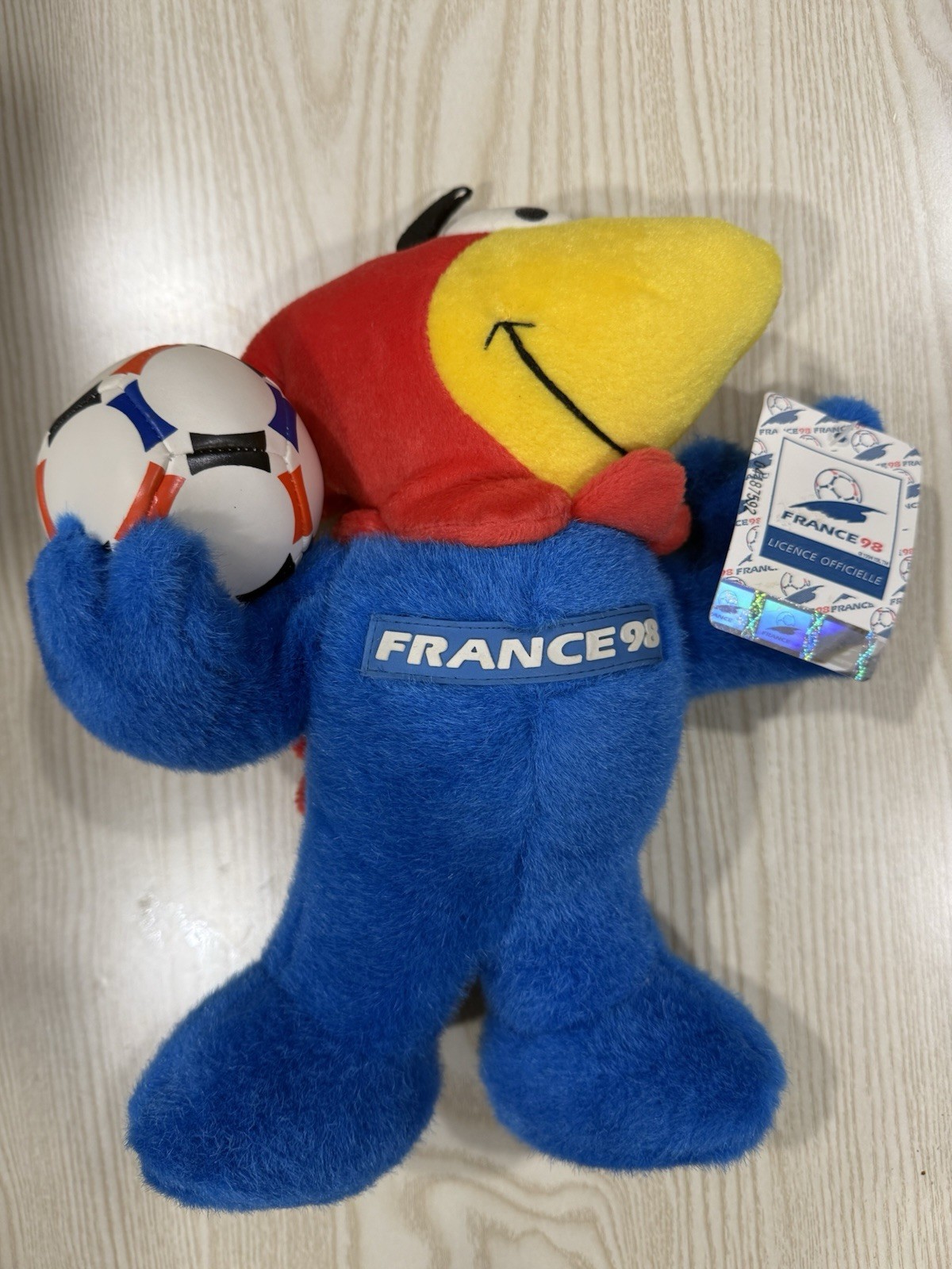 FIFA WORLD CUP 2026: France ’98 Mascot Plush Toy with Tags! Near Mint!