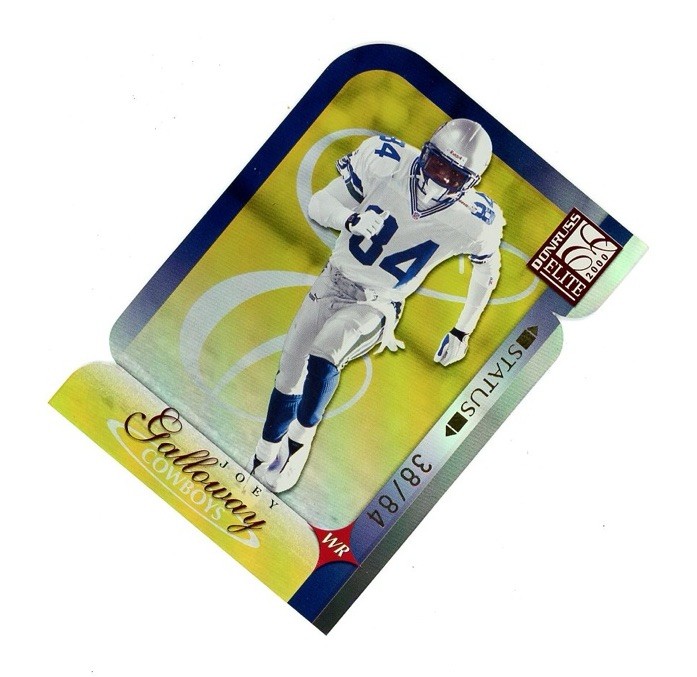 VERY RARE 2000 Elite GOLD DIE CUT SP JOEY GALLOWAY STATUS /84! Seahawks SEE