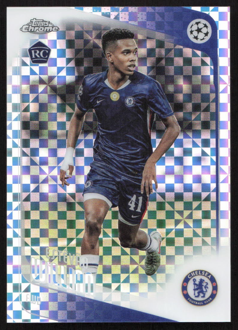 2025-26 Topps Chrome UEFA Club Competitions – Estevao Willian #66 X-Fractor (RC)