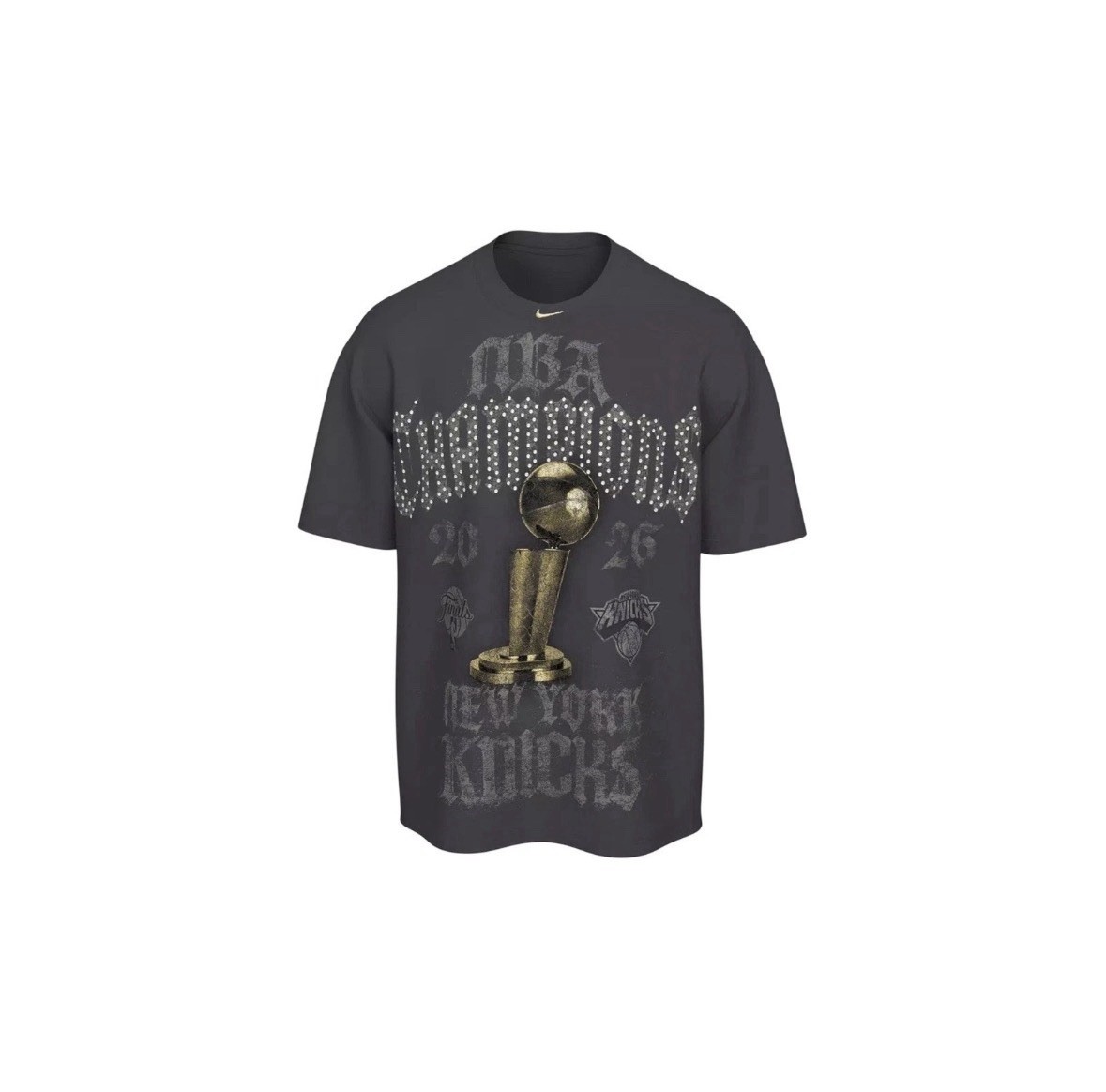 Nike New York Knicks NBA Finals Locker Room Rhinestone T-Shirt Tee Size XL