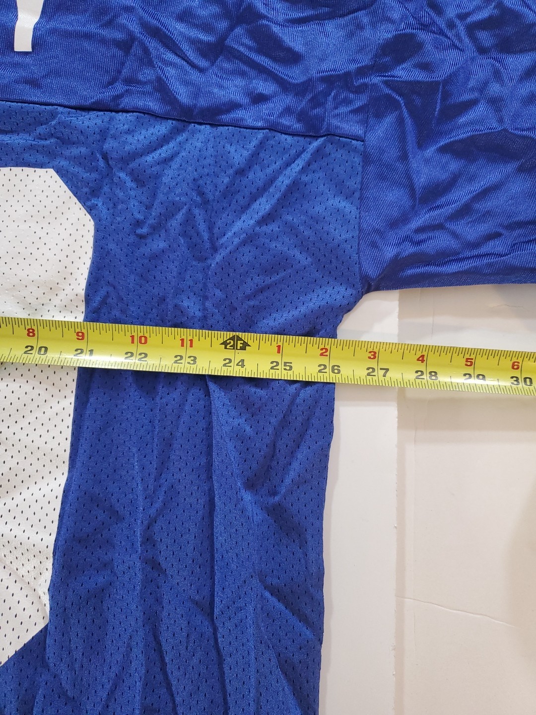VTG New York Giants Jersey XXL Shockey Mens Reebok Blue 2XL